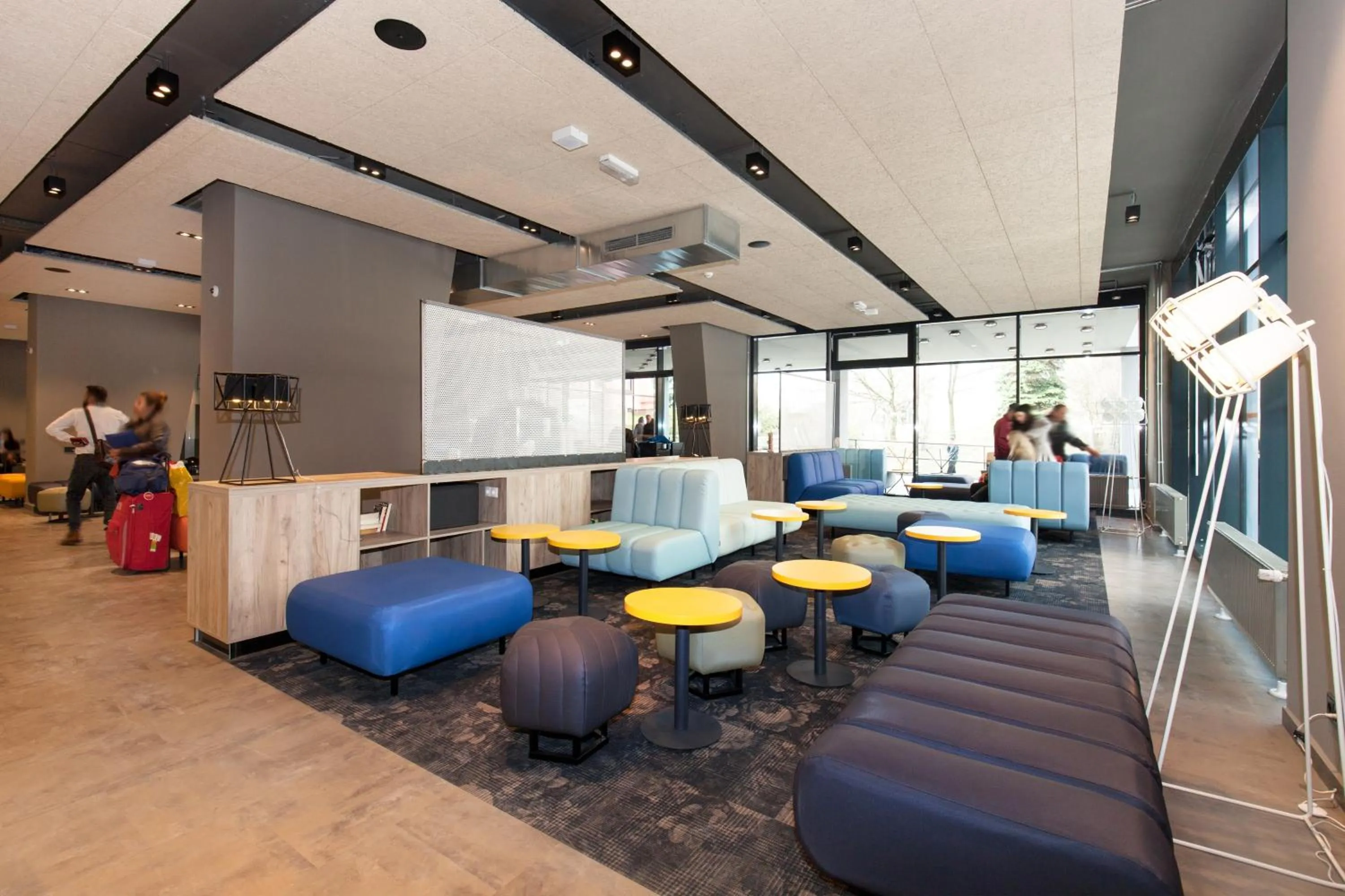 Lobby or reception in a&o Prague Rhea