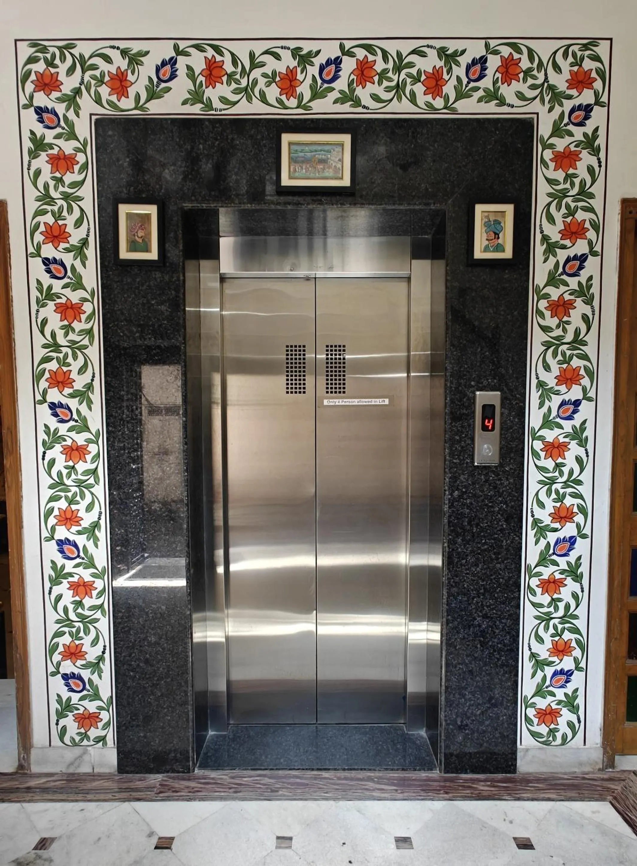 elevator in Baba Palace - A Heritage Hotel, Udaipur
