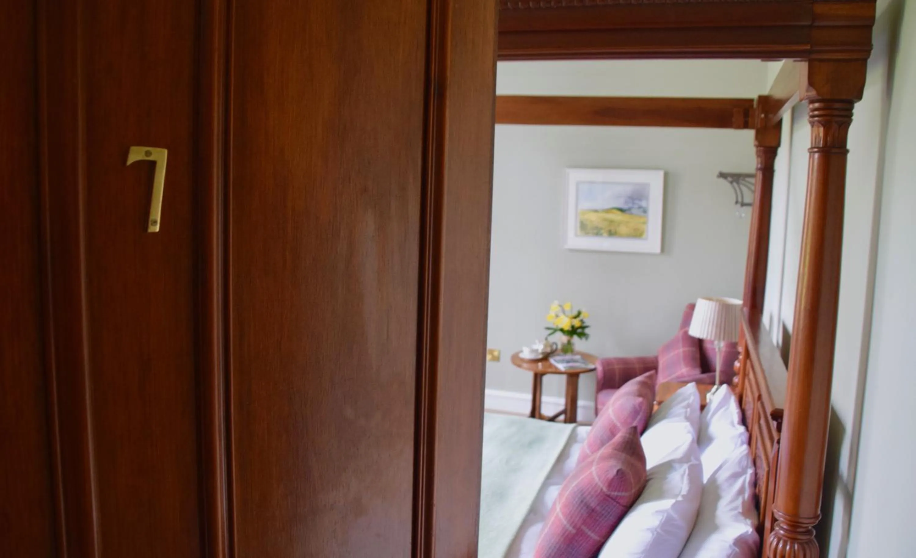 Bed in Saplinbrae Hotel and Lodges