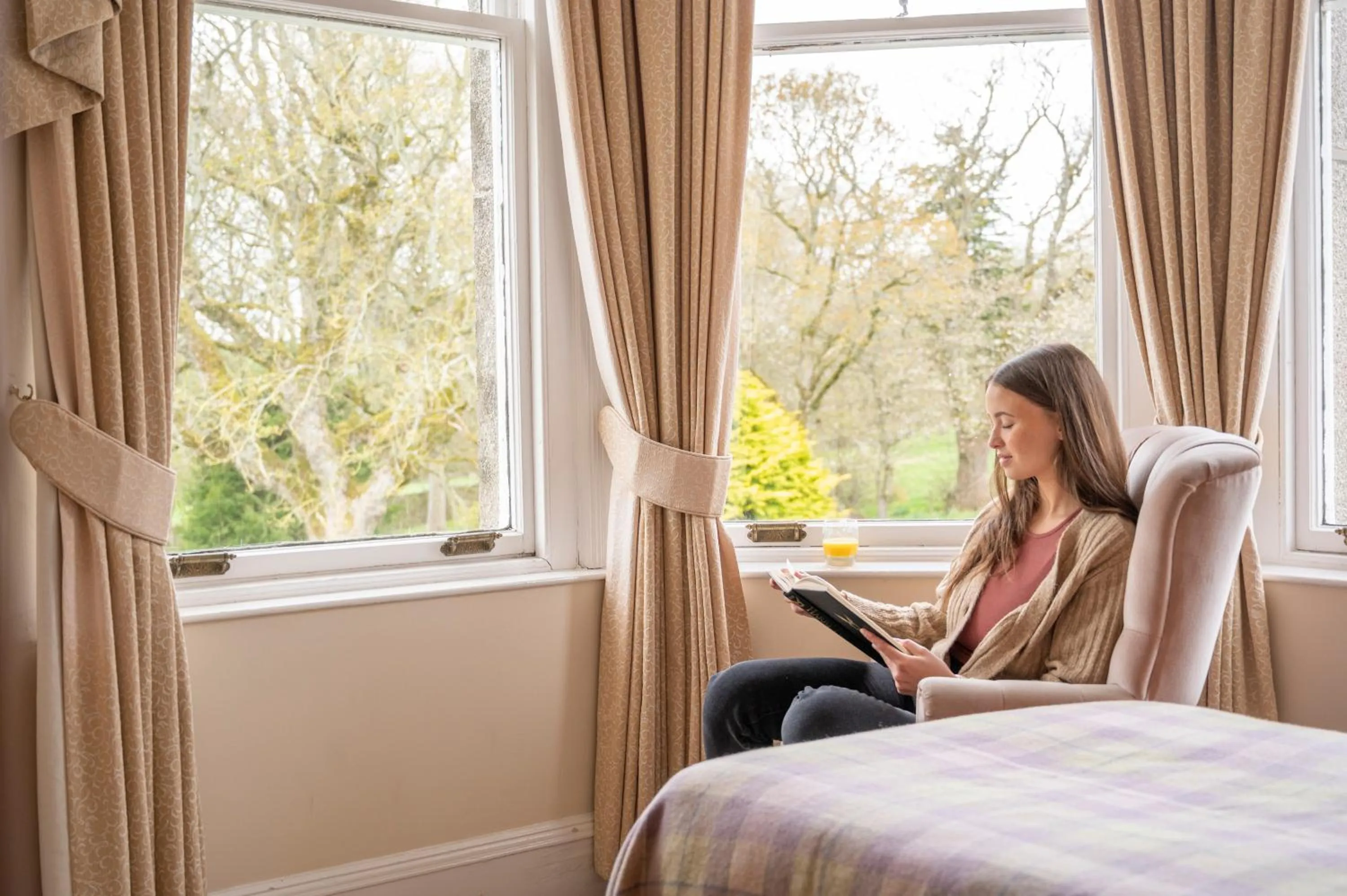 Bed in Saplinbrae Hotel and Lodges