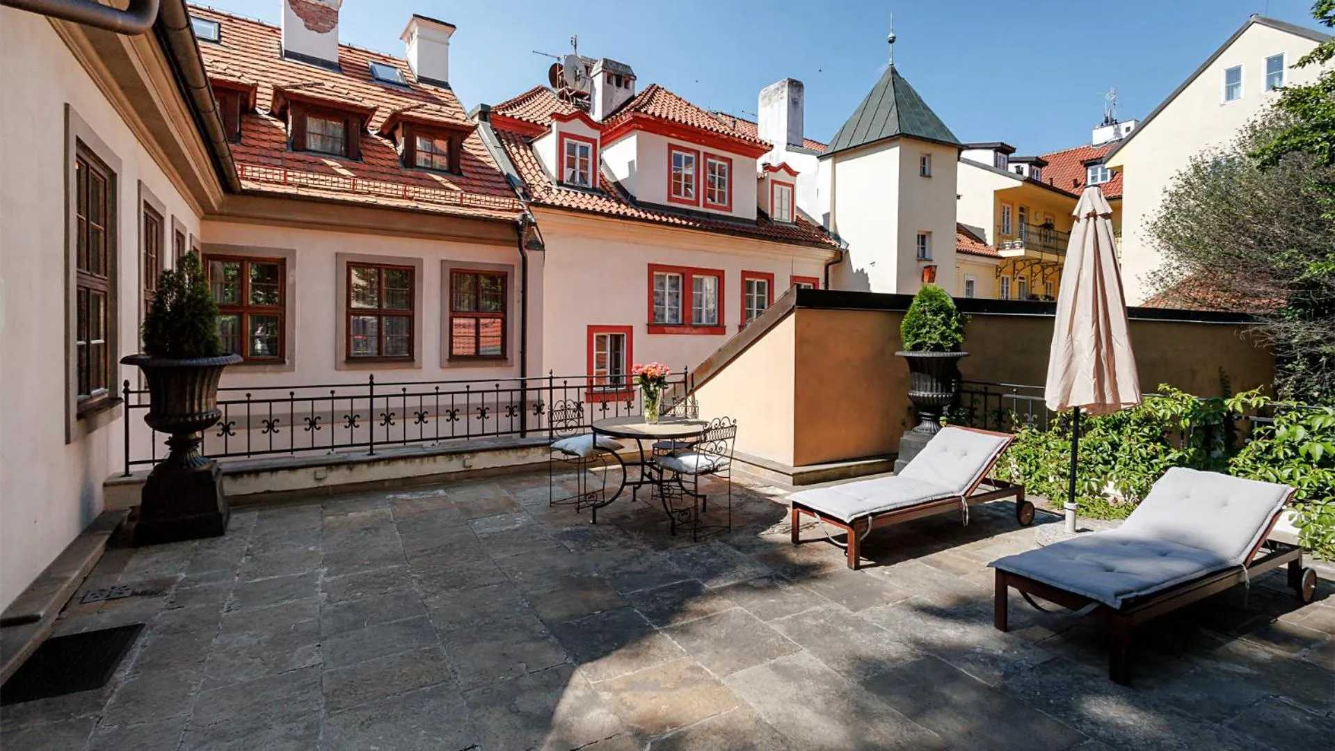 Patio in Alchymist Grand Hotel and Spa