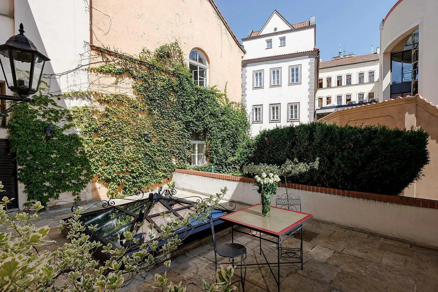 Patio in Alchymist Grand Hotel and Spa
