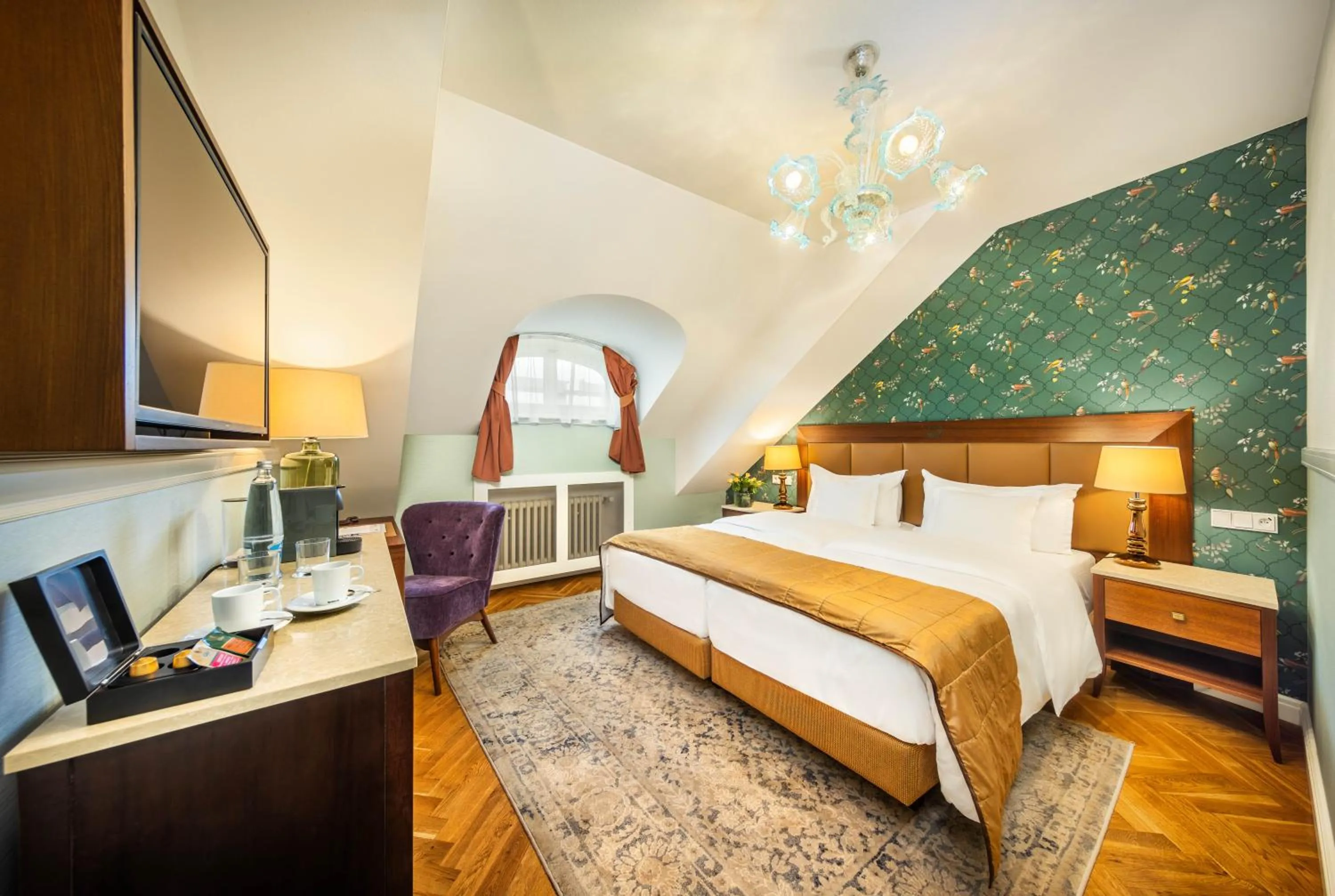 Photo of the whole room, Bed in Esplanade Hotel Prague