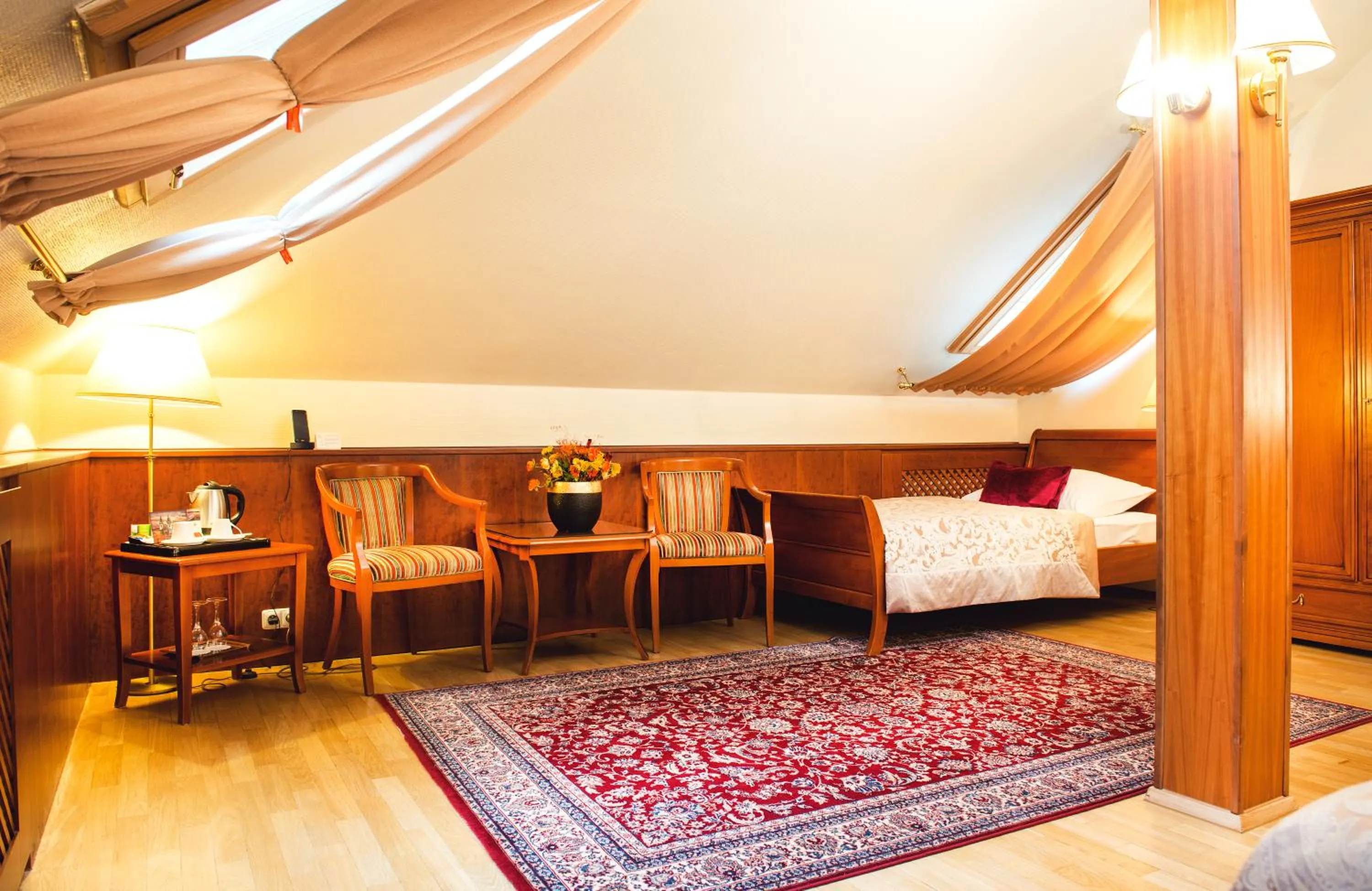 Living room, Bed in Boutique Hotel Seven Days