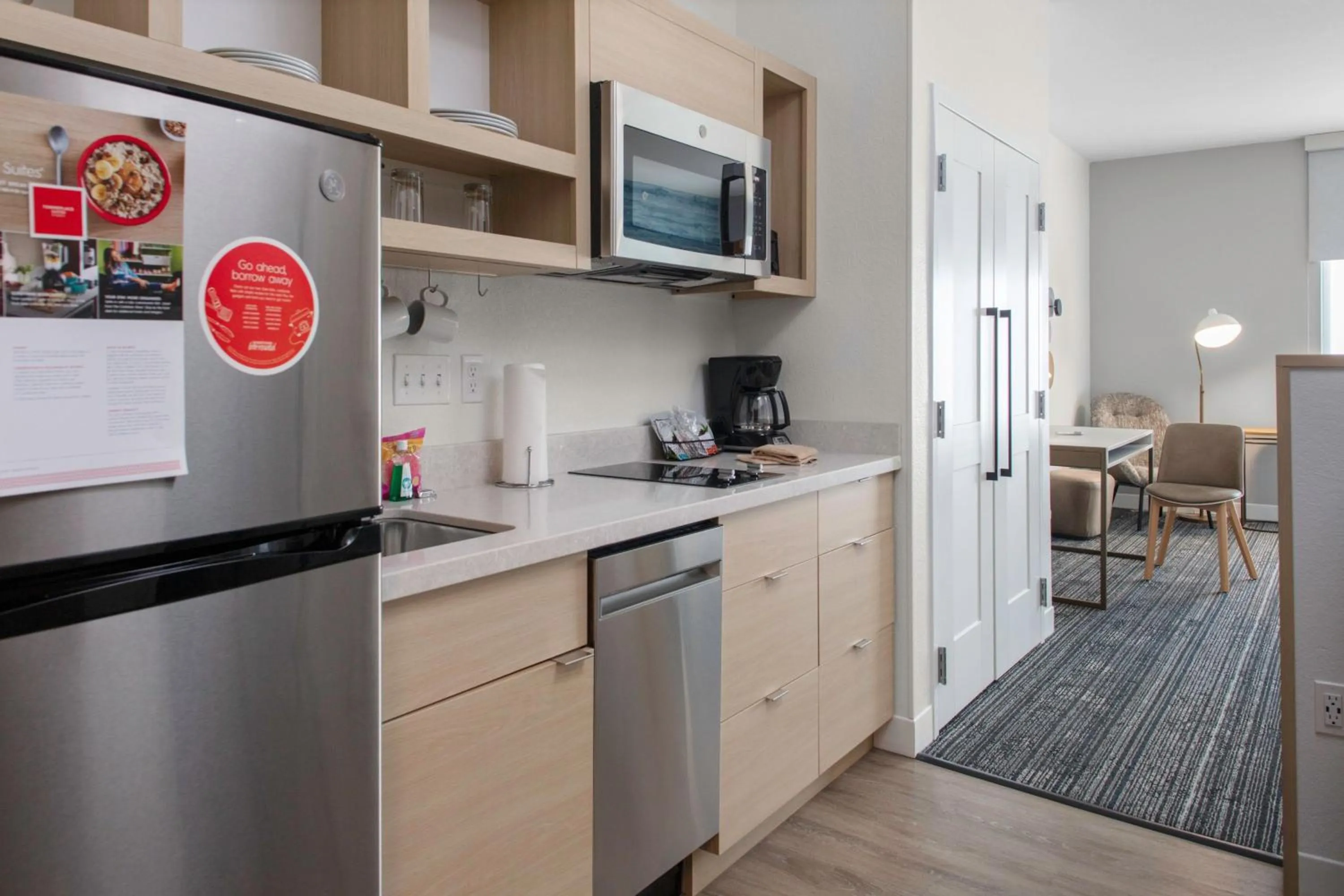 Kitchen or kitchenette in TownePlace Suites By Marriott Dayton Wilmington