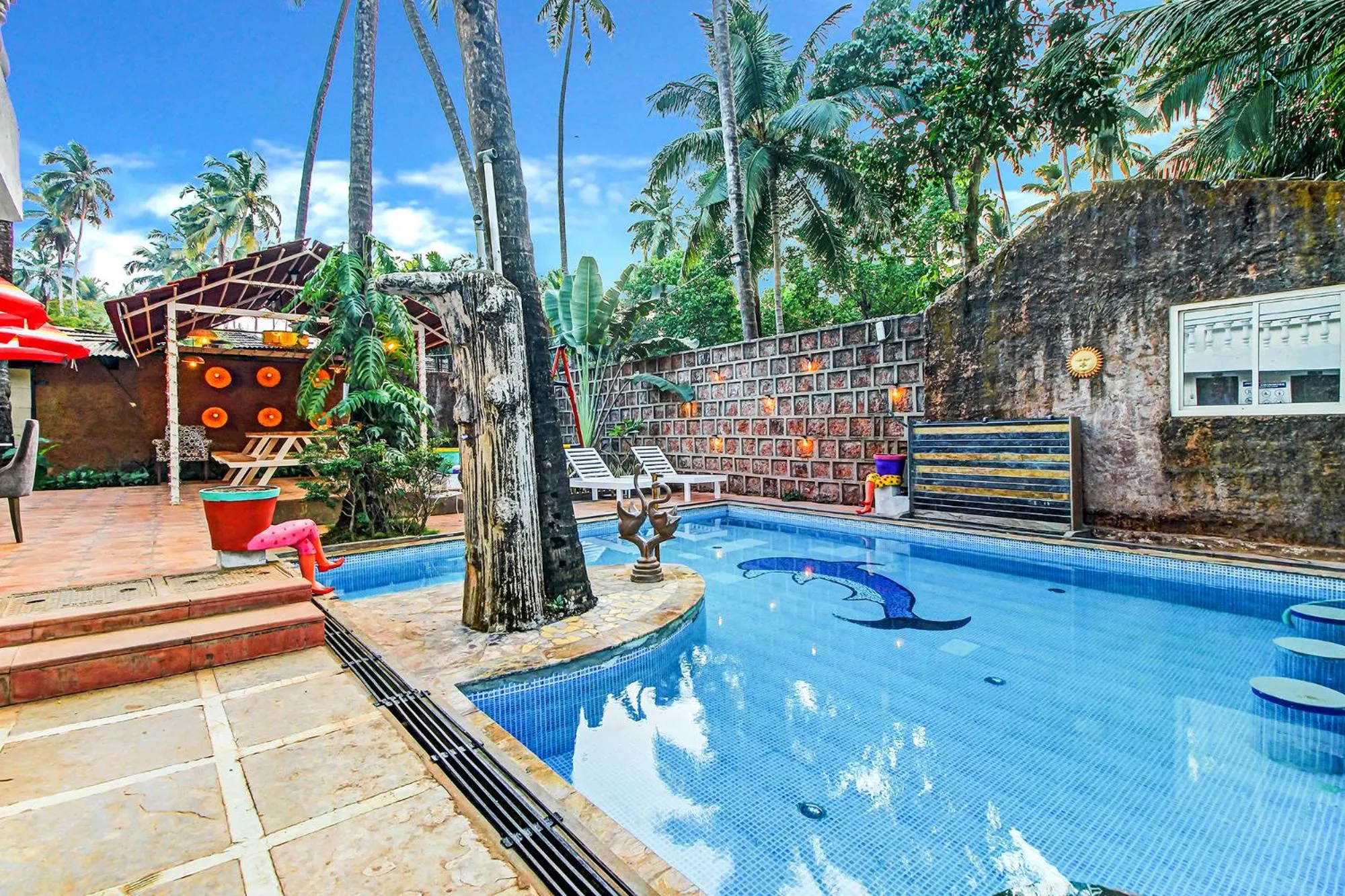 Swimming pool in FabHotel Golden Nest Deluxe - Nr Calangute Beach