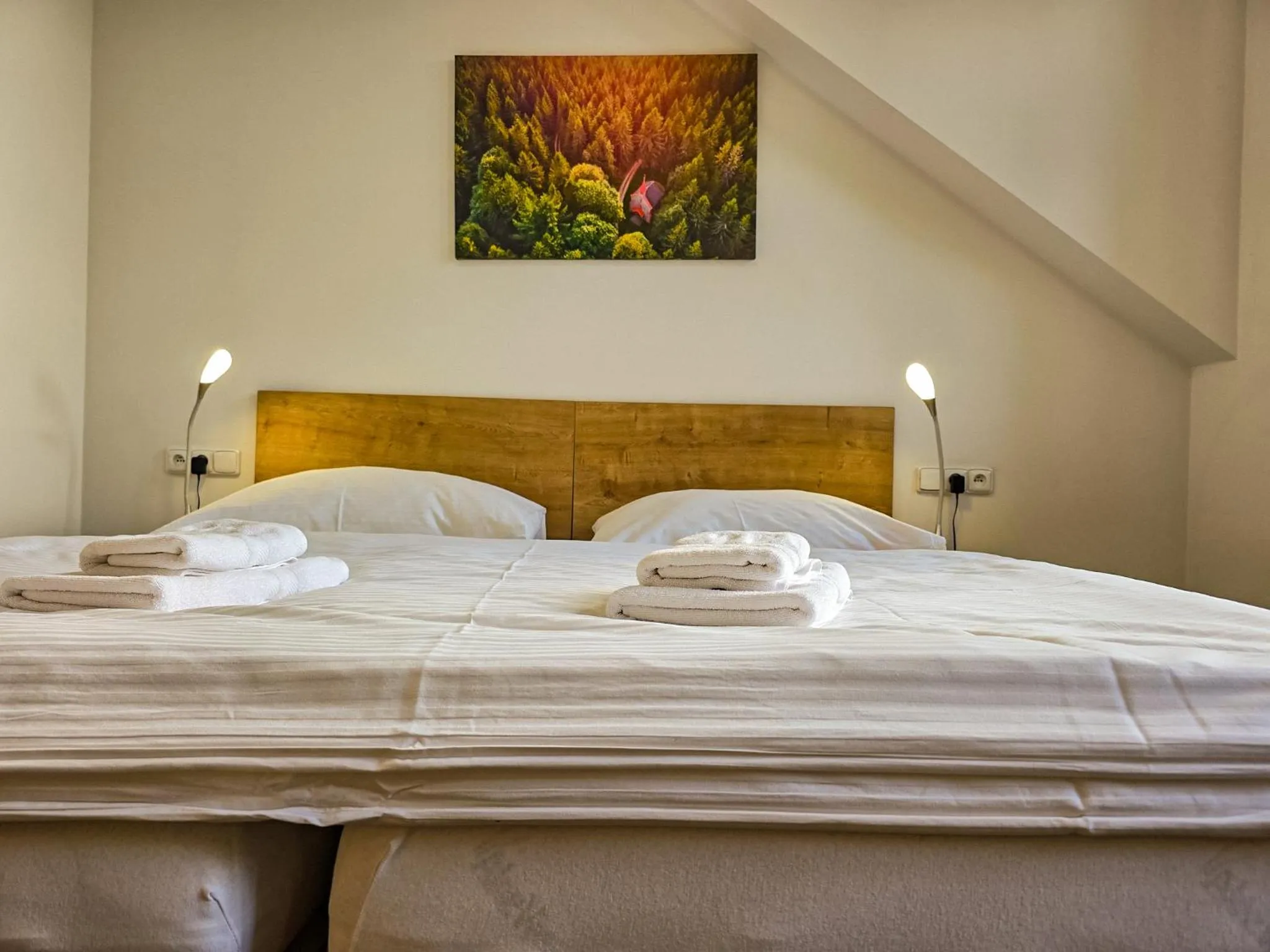 Bed in Hotel Poutní Dům