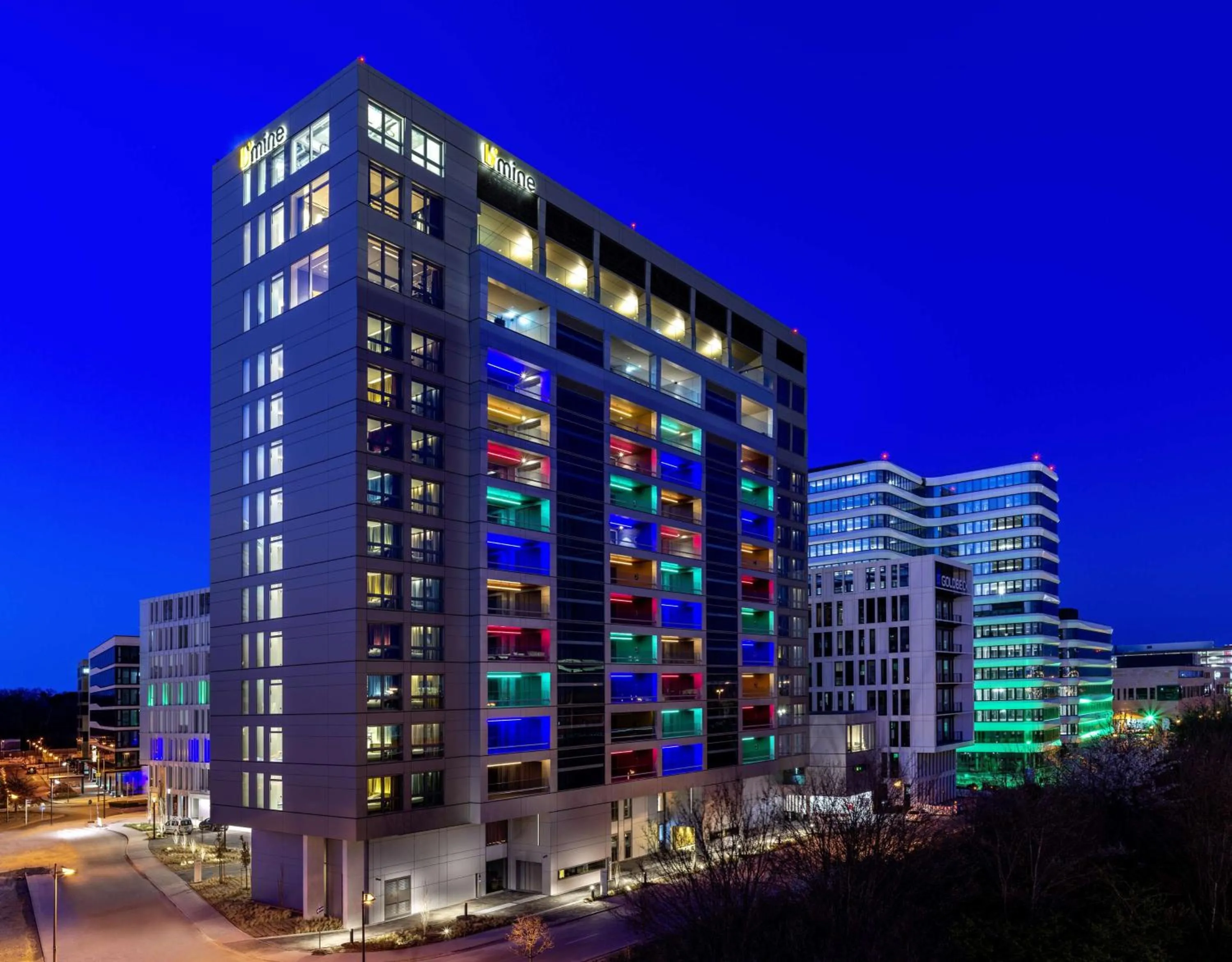 Property building in b'mine Hotel Frankfurt Airport