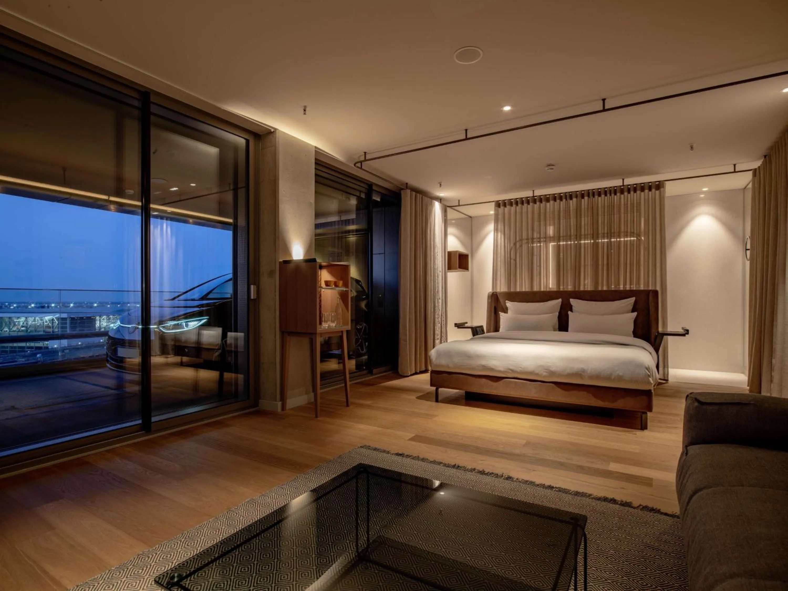 Bedroom, Bed in b'mine Hotel Frankfurt Airport