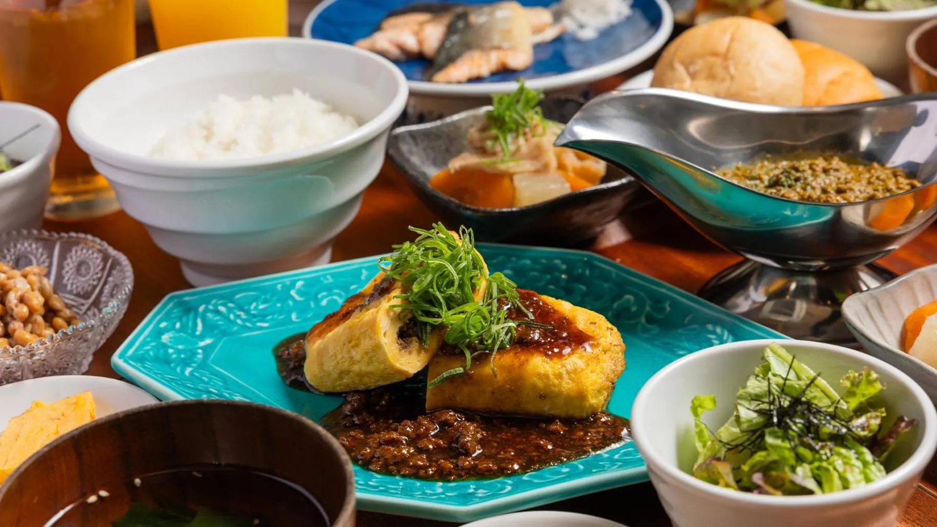 Breakfast in APA Hotel Nambaminami Daikokucho Ekimae