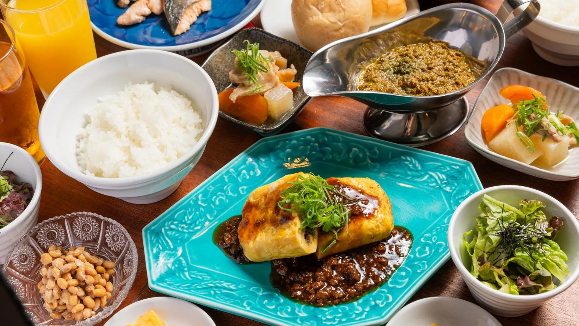 Breakfast in APA Hotel Nambaminami Daikokucho Ekimae