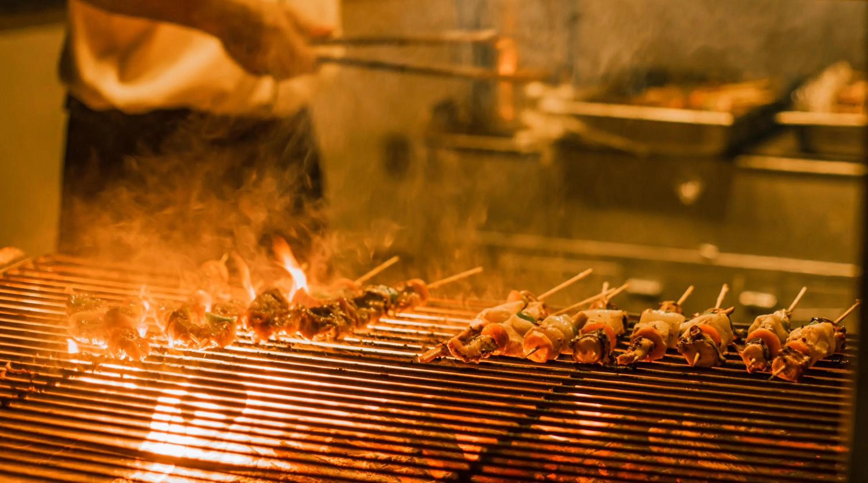 BBQ facilities in Sansi Kae Beach Resort