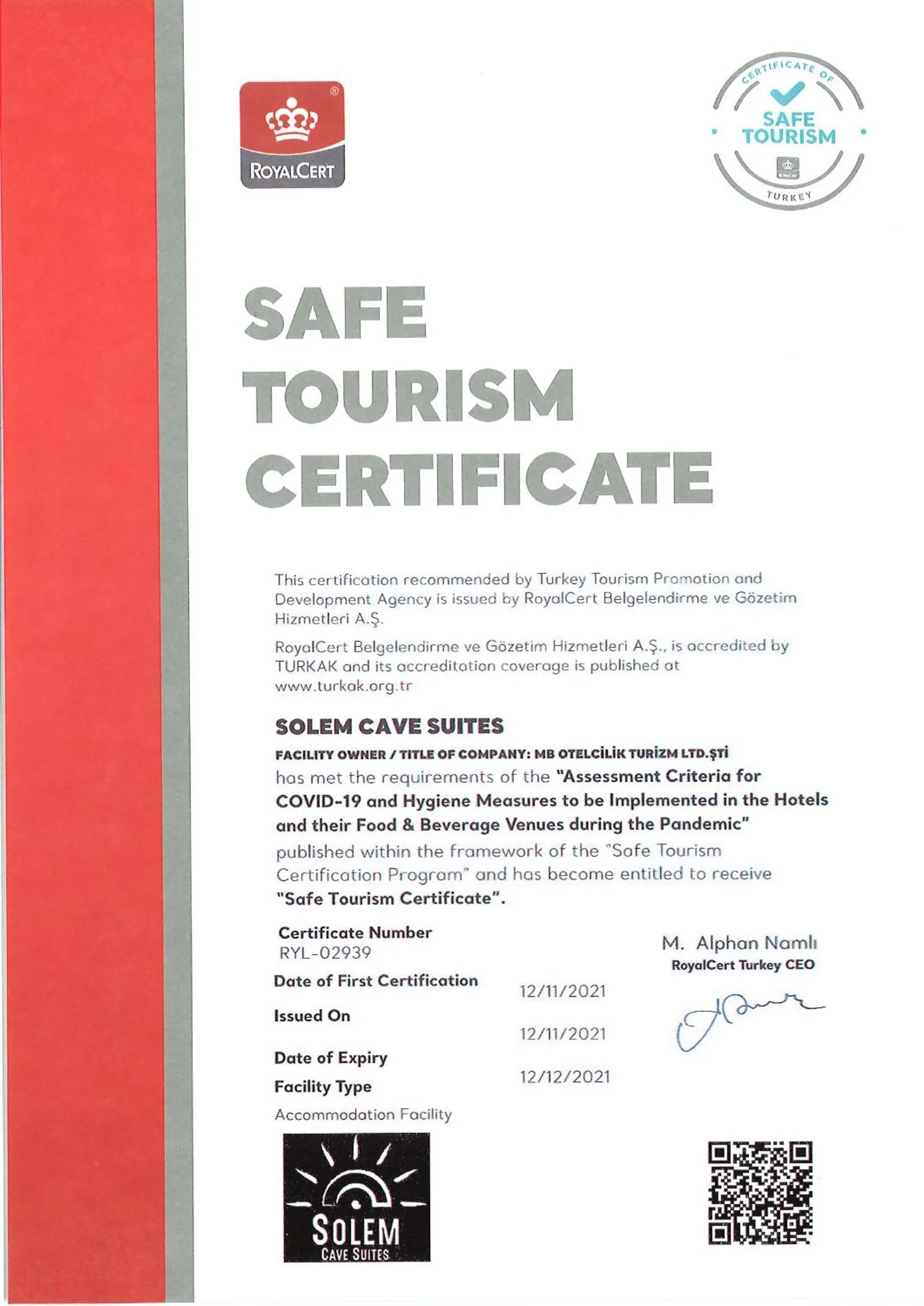 Property logo or sign in Solem Cave Suites