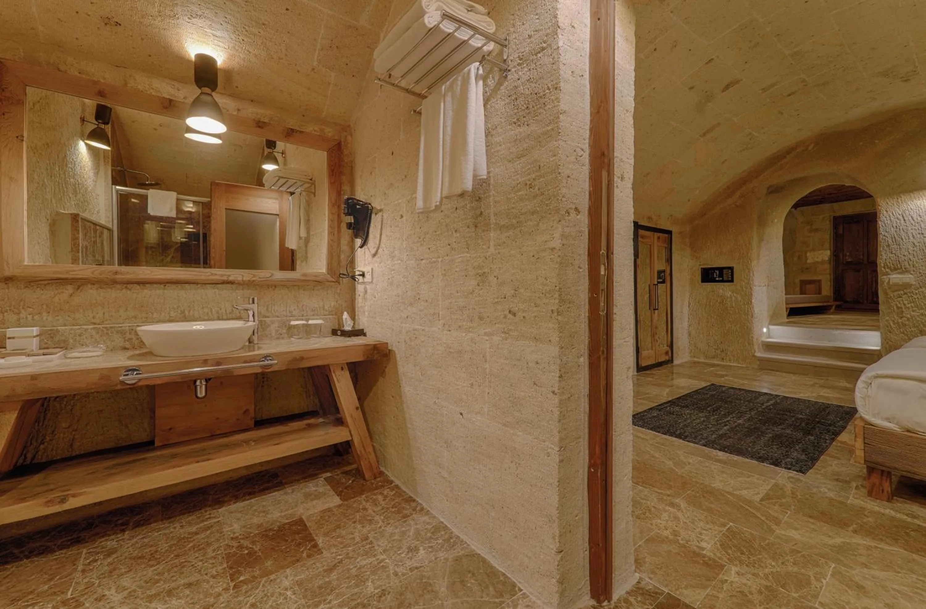 Facade/entrance in Solem Cave Suites