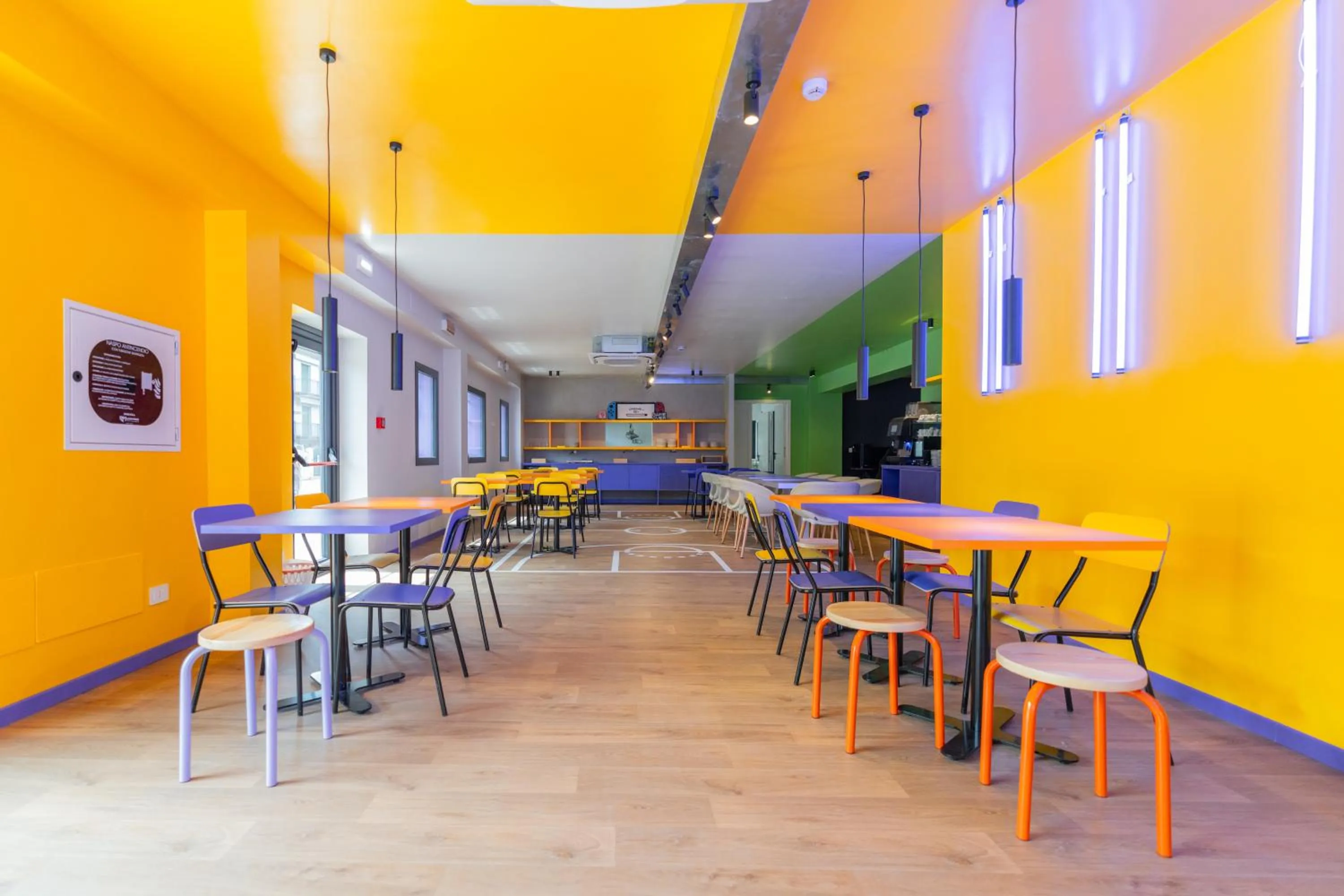 Restaurant/places to eat in The Match Hotel