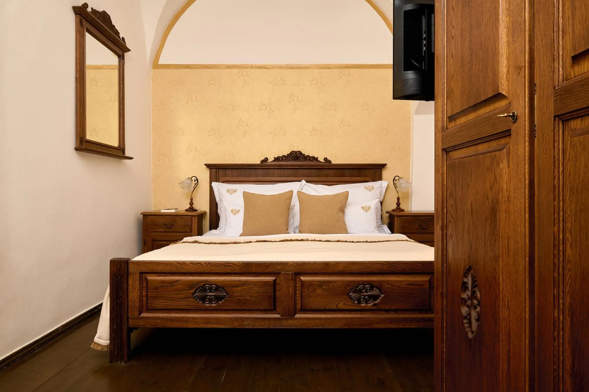 Bed in Hotel Residence U Černého Orla