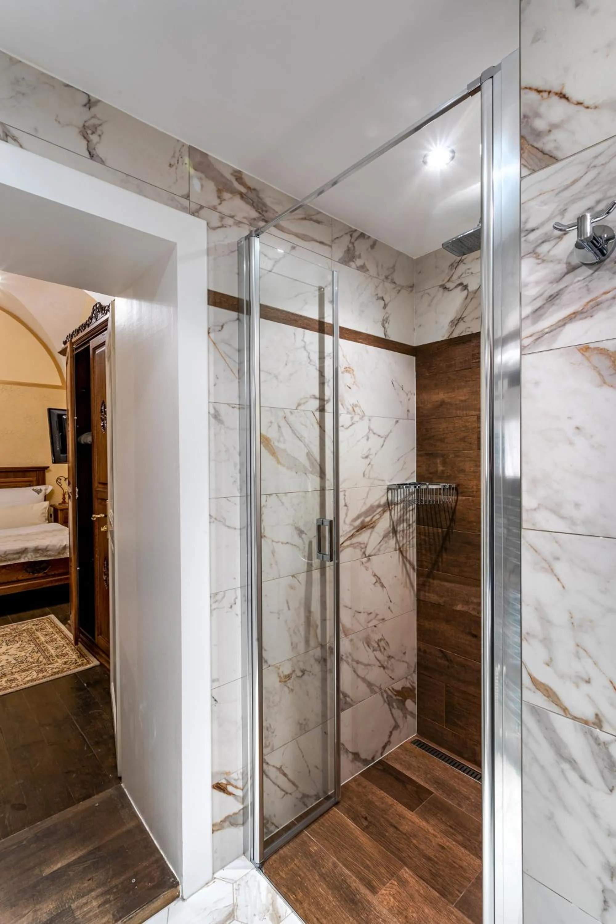 Shower in Hotel Residence U Černého Orla