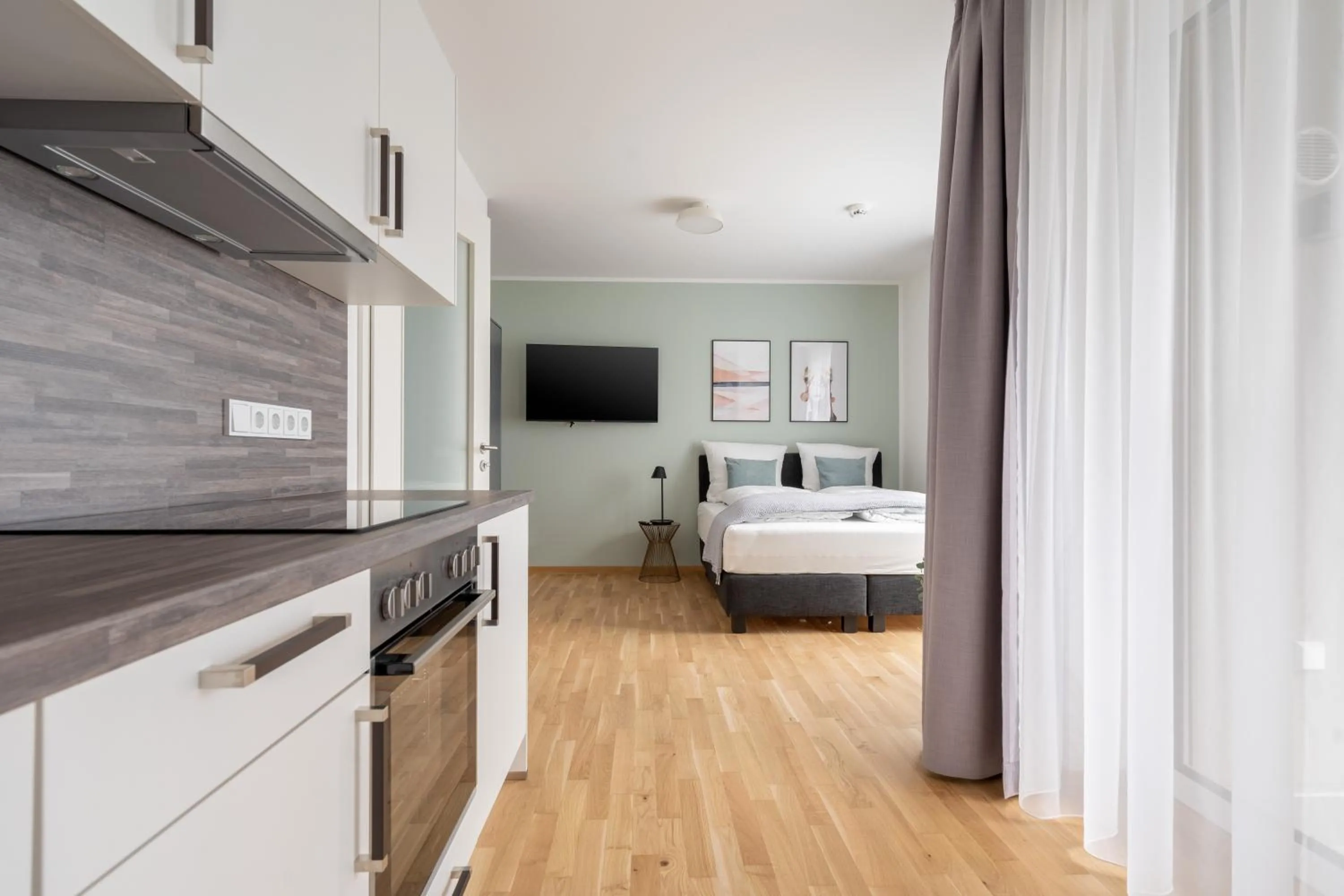 Bed in Limehome Dresden Wallstraße - Digital Access