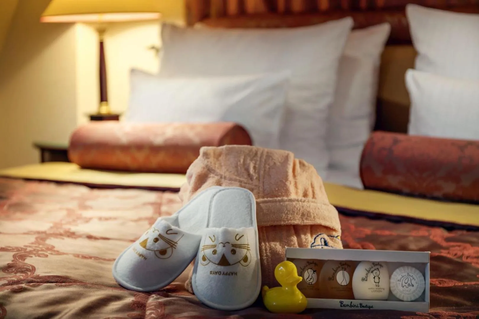 Bedroom, Bed in Art Nouveau Palace Hotel