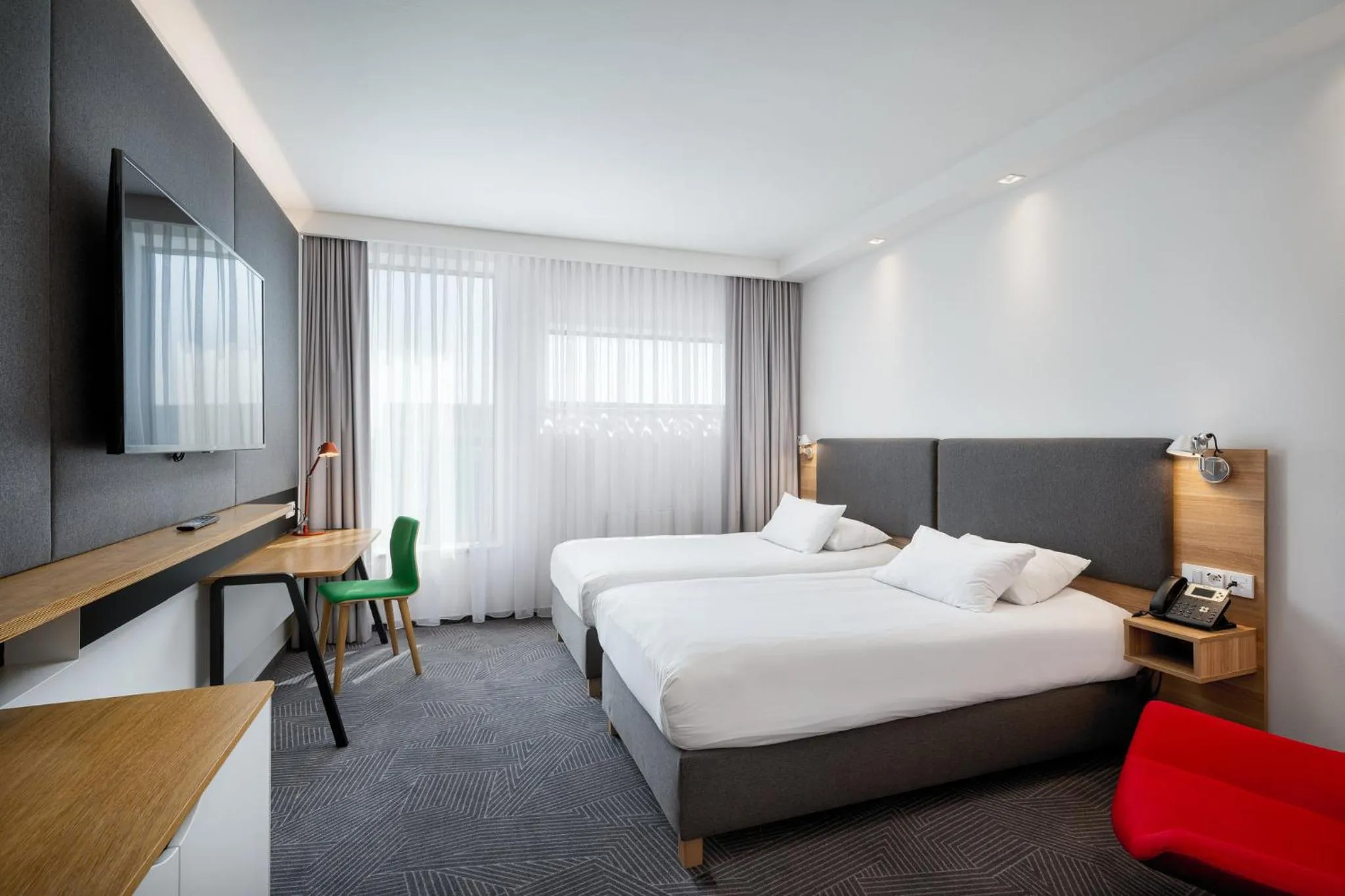 Photo of the whole room, Bed in Holiday Inn Prague Airport by IHG