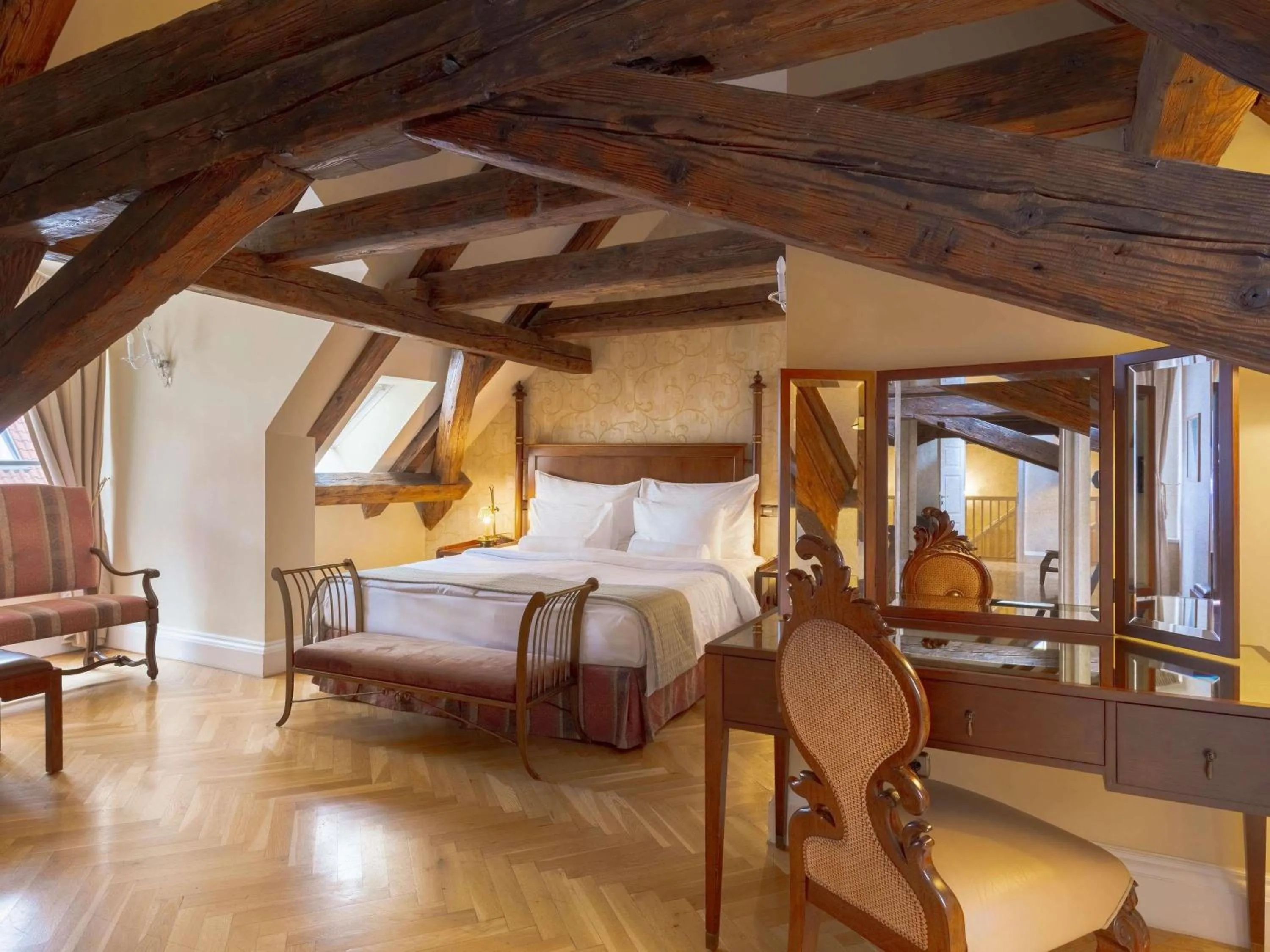 Bedroom, Bed in The Mozart Prague