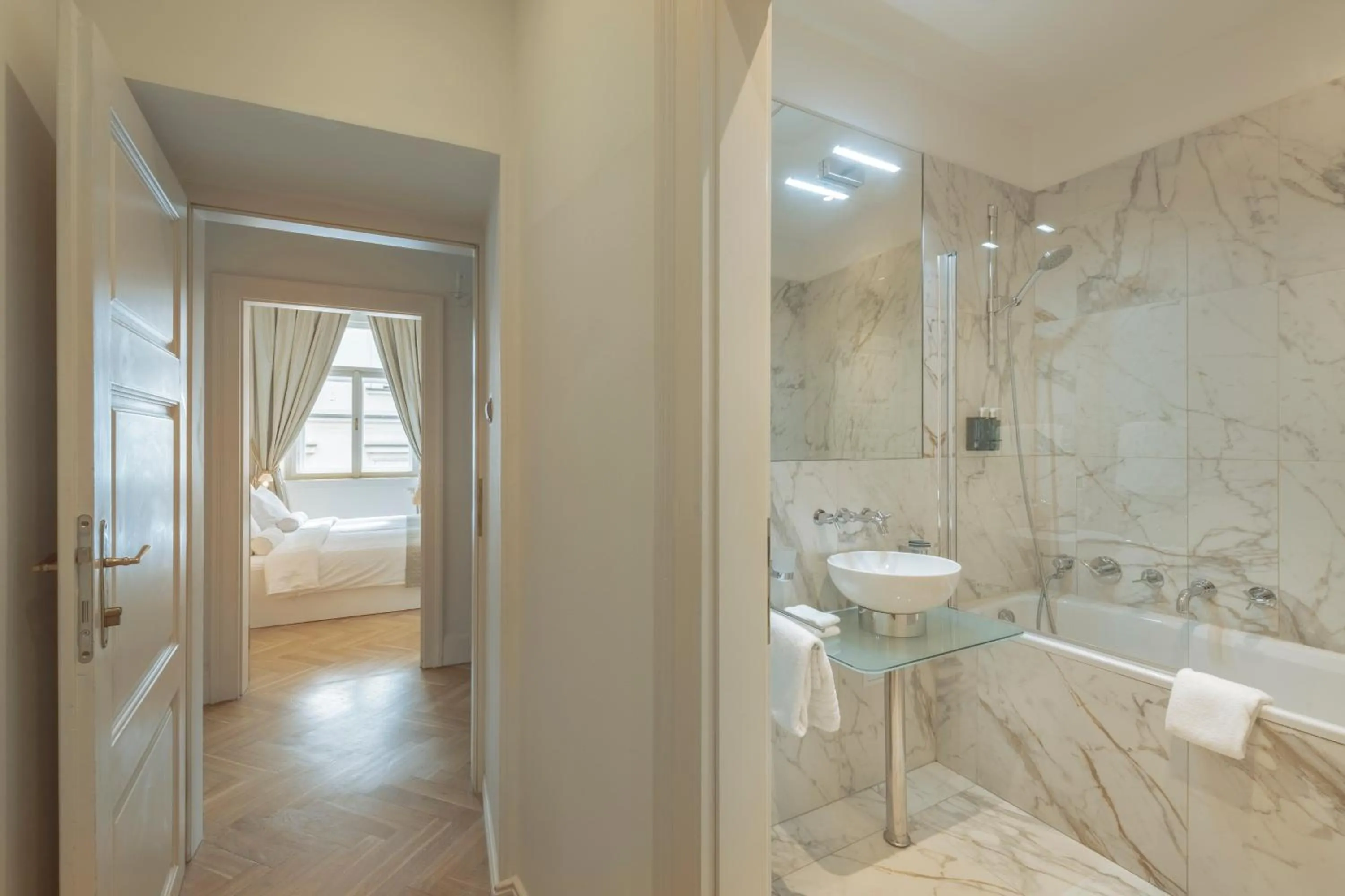 Bed in The Mozart Prague