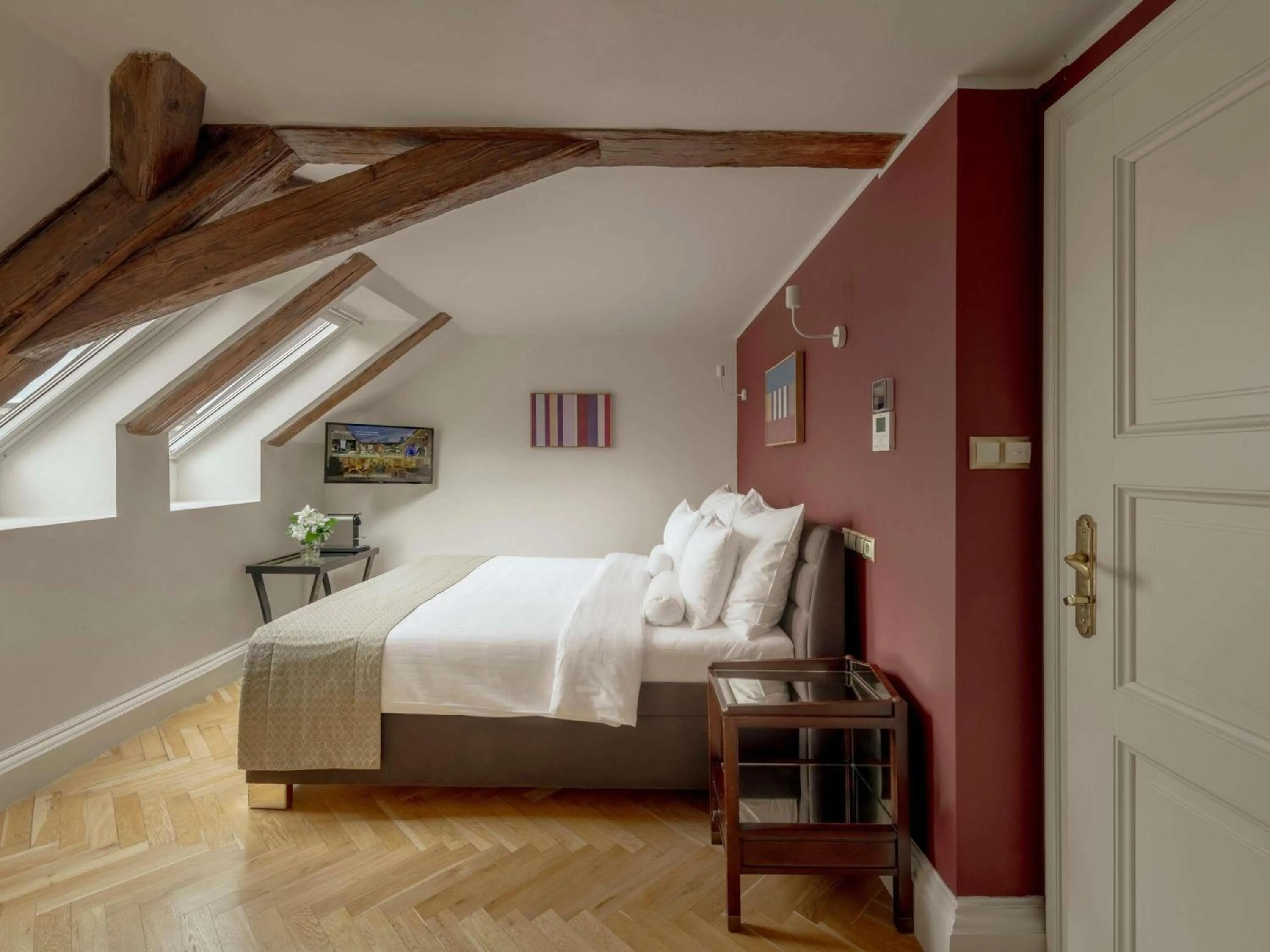 Bedroom, Bed in The Mozart Prague