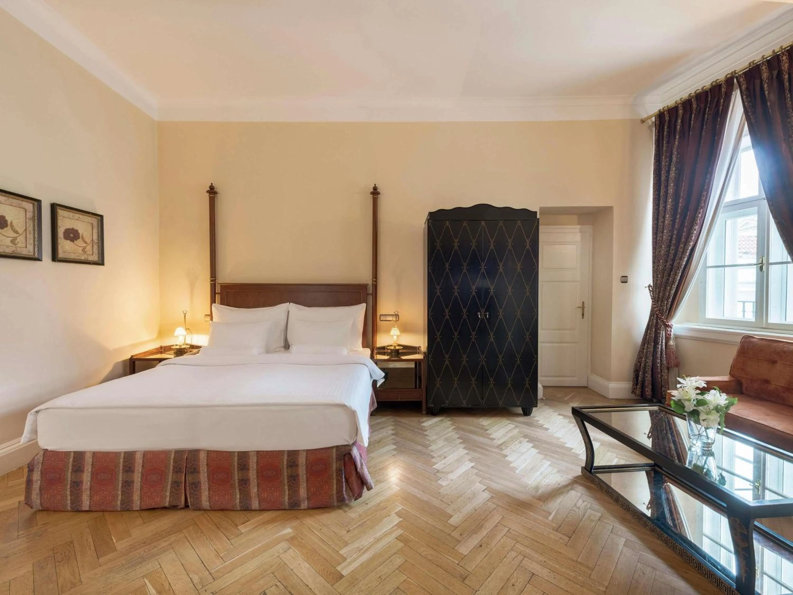 Bedroom, Bed in The Mozart Prague