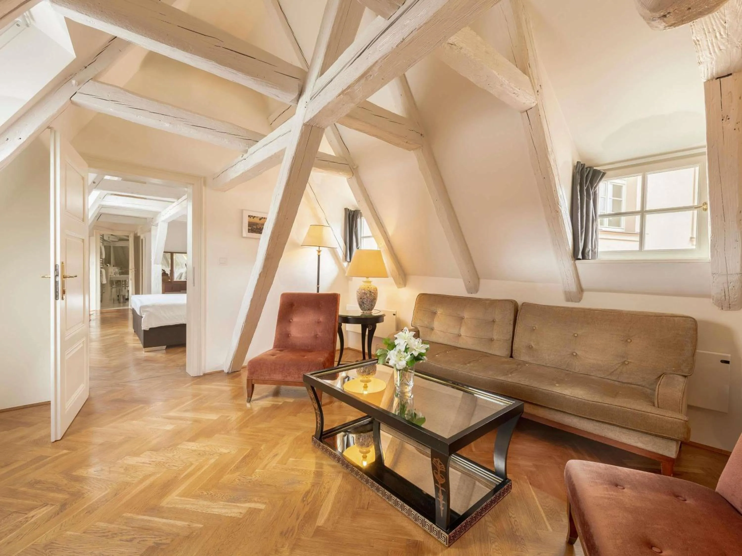 Bedroom in The Mozart Prague