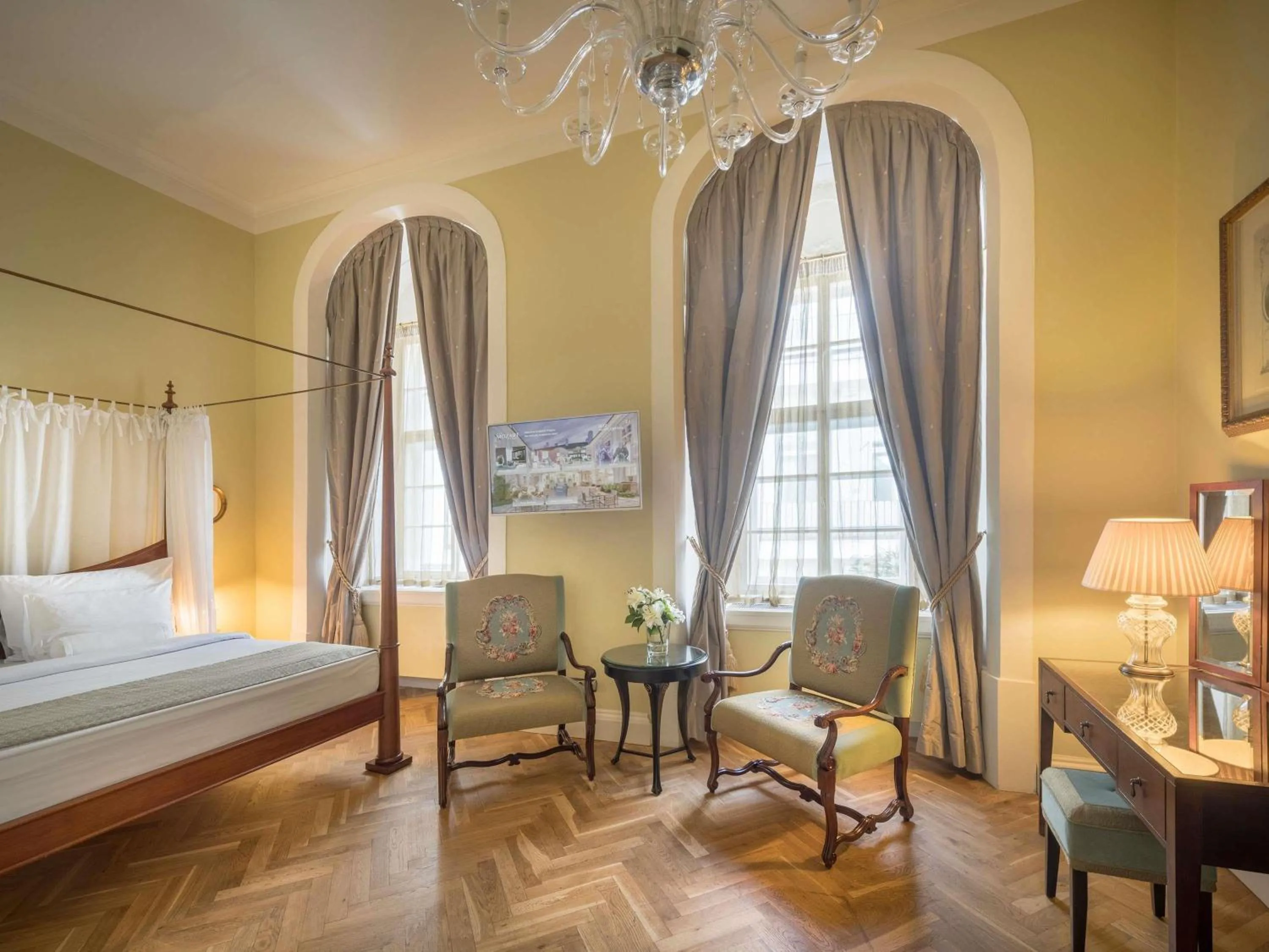 Bedroom, Bed in The Mozart Prague