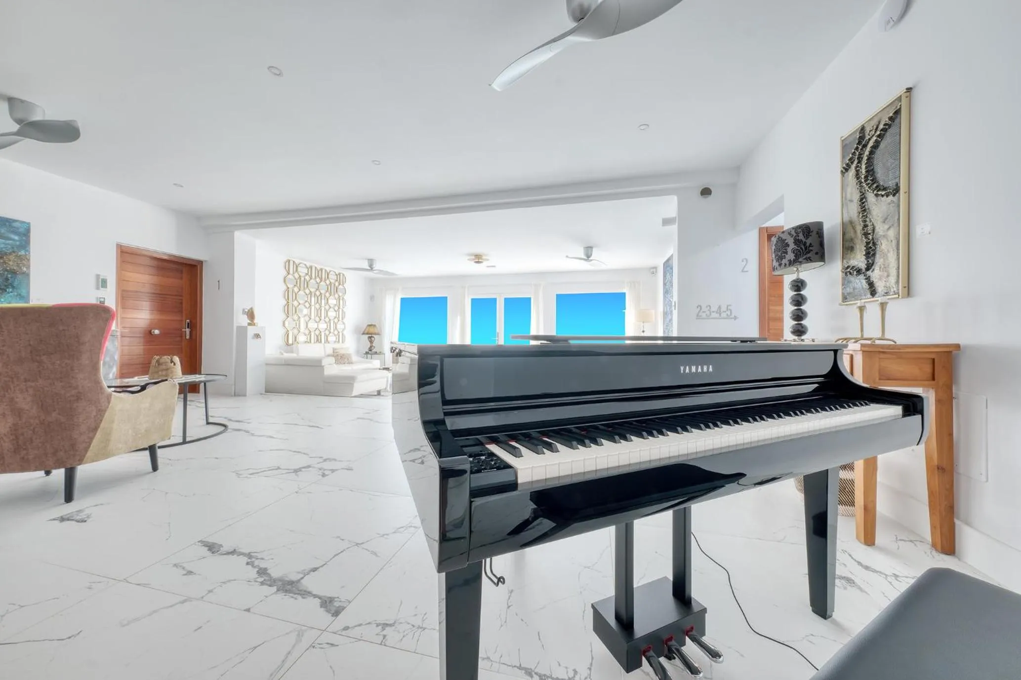 Communal lounge/ TV room in Casa Serena 10 Boutique- Adults Only-Breakfast Included