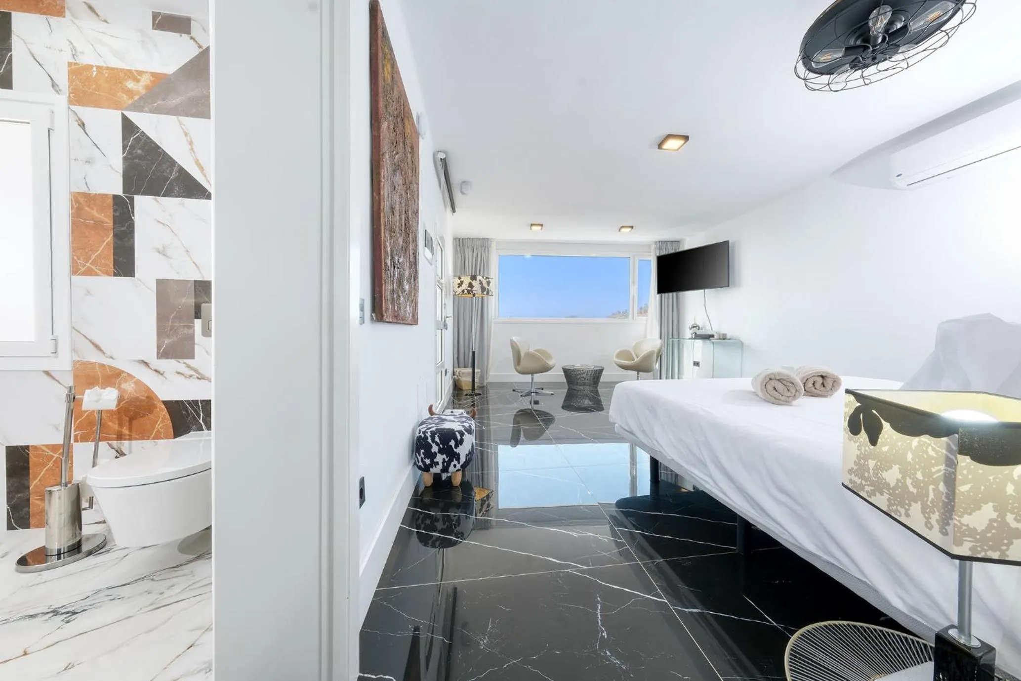 Bathroom, Bed in Casa Serena 10 Boutique- Adults Only-Breakfast Included