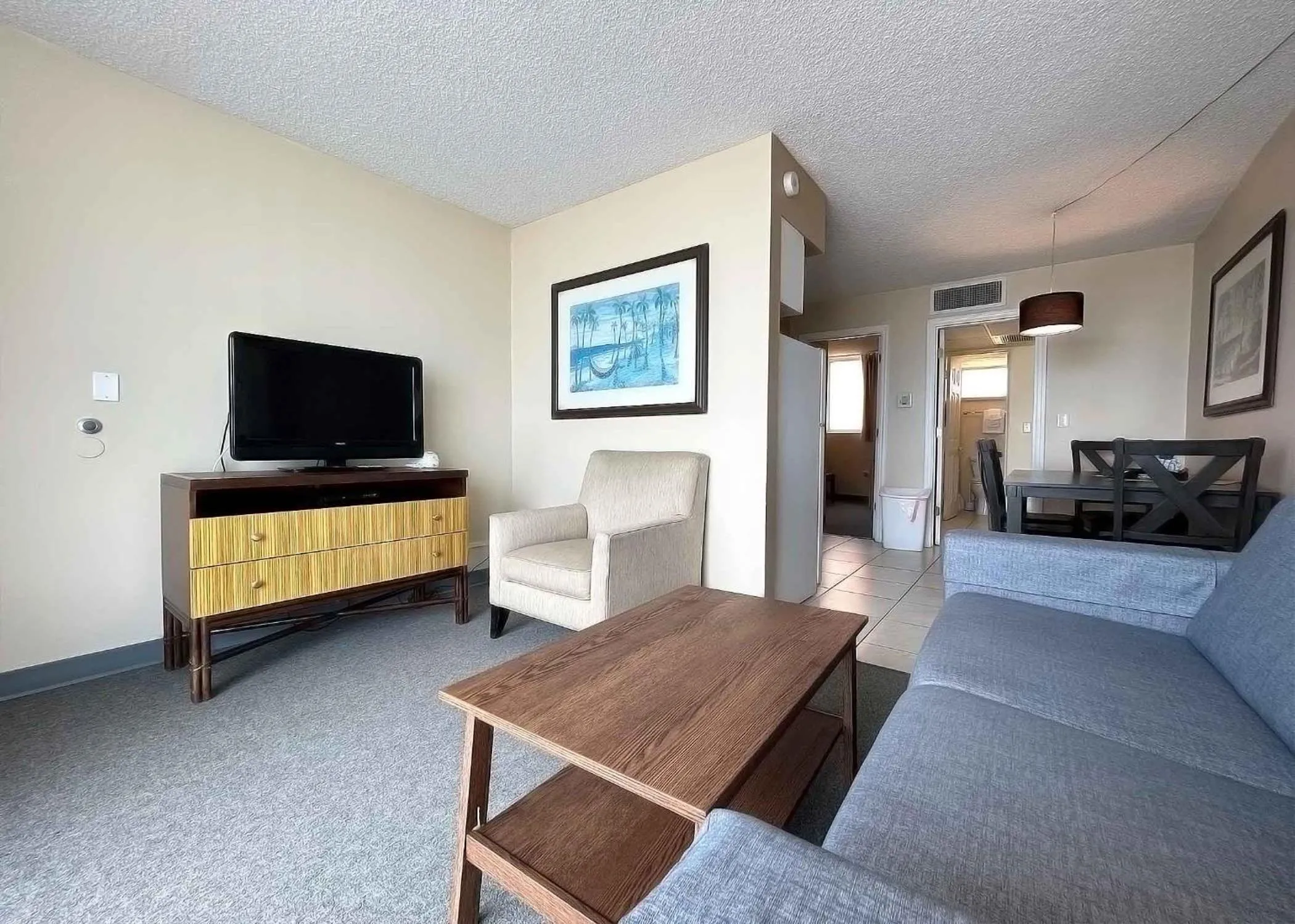 Living room in Outrigger Beach Club Resort