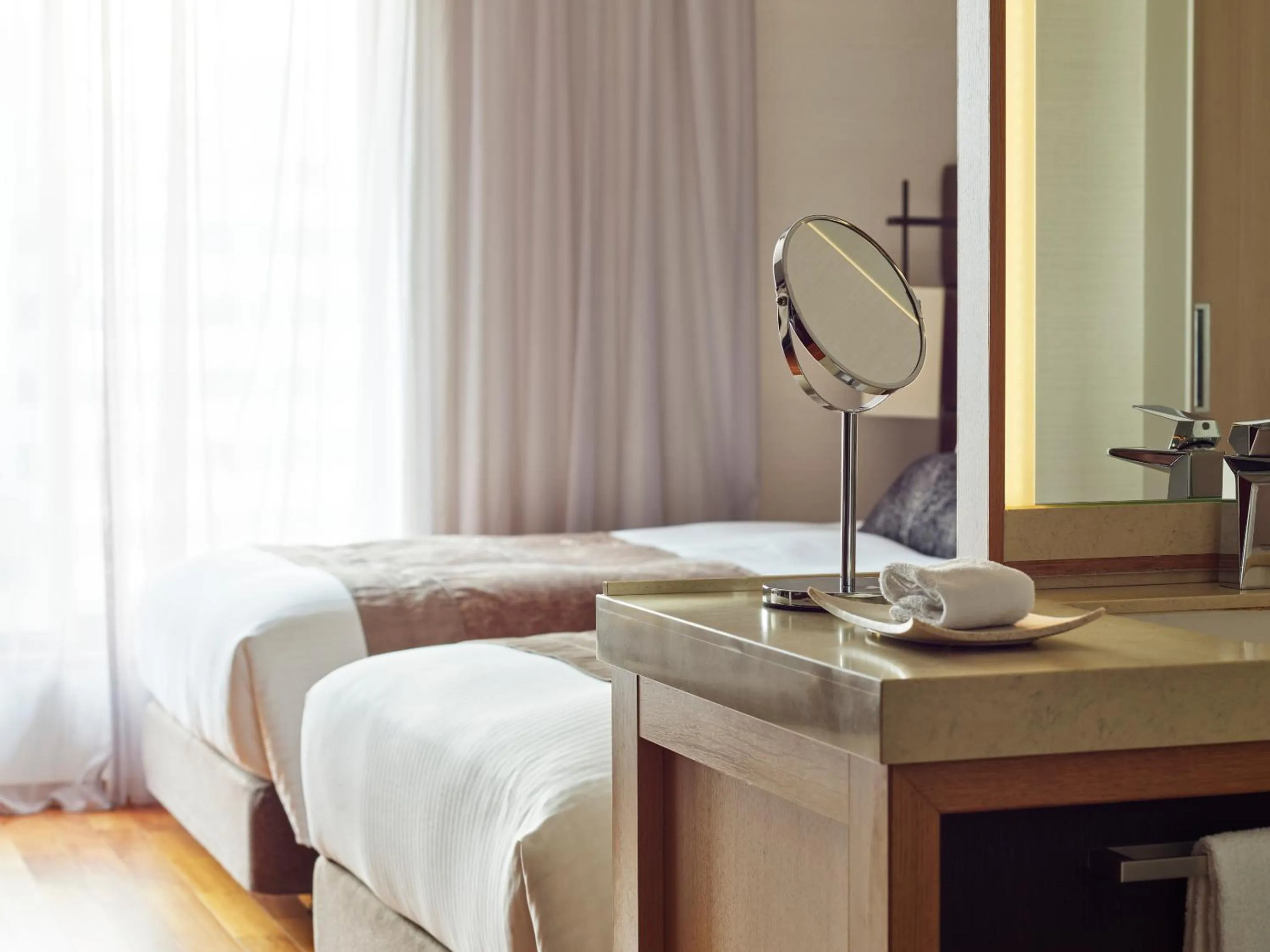 Photo of the whole room, Bed in Mitsui Garden Hotel Osaka Premier