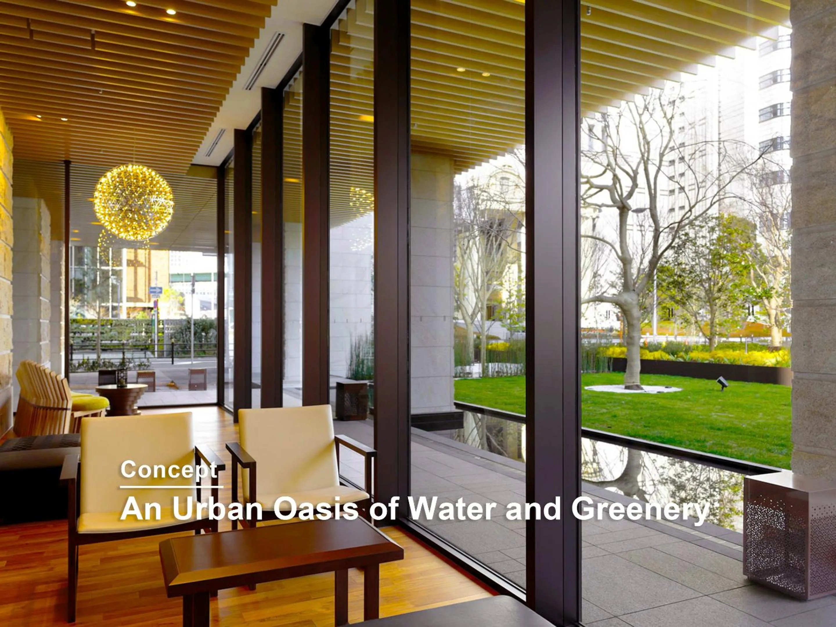 Lobby or reception in Mitsui Garden Hotel Osaka Premier