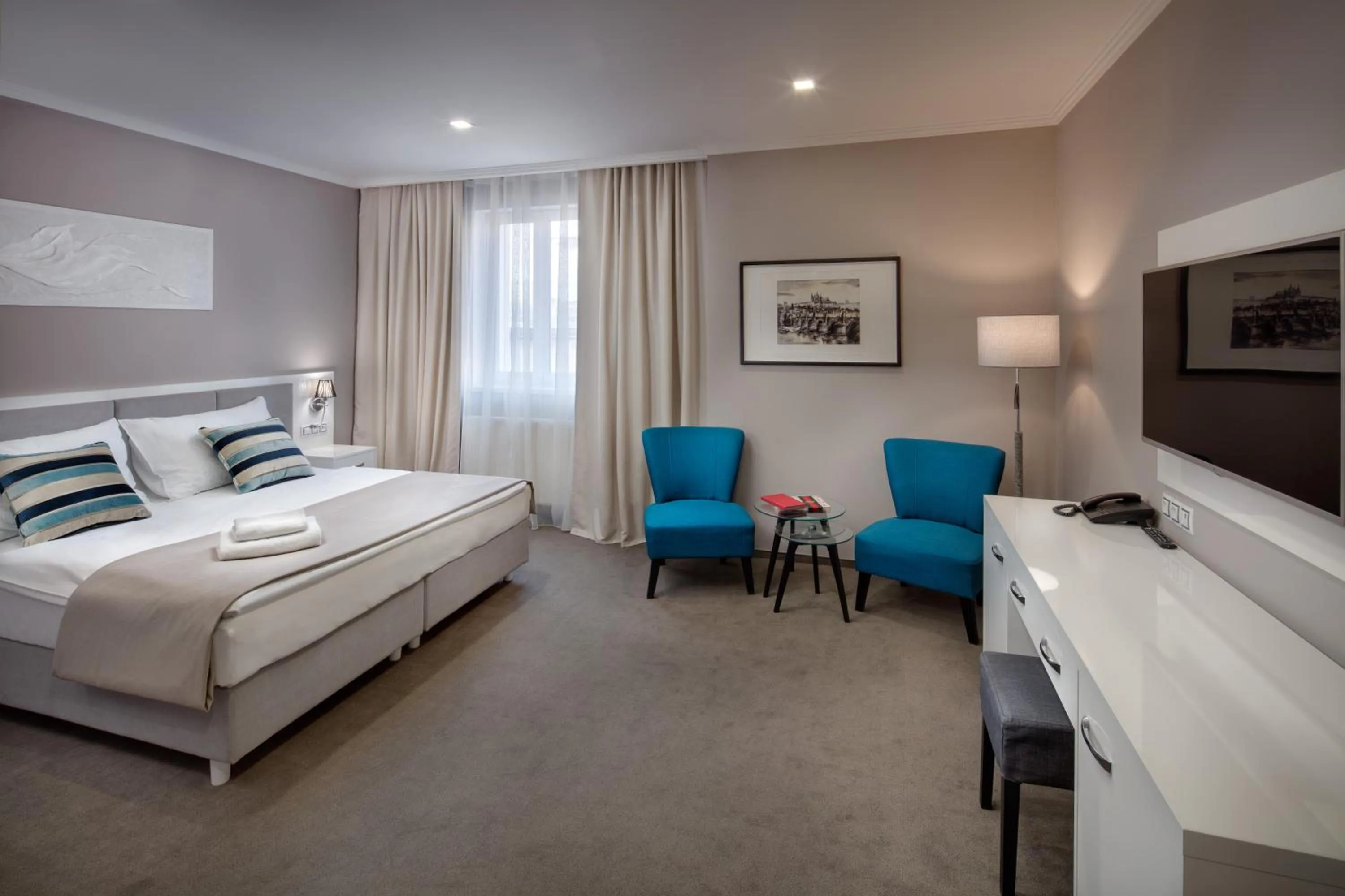 Photo of the whole room, Bed in Hotel Florenc