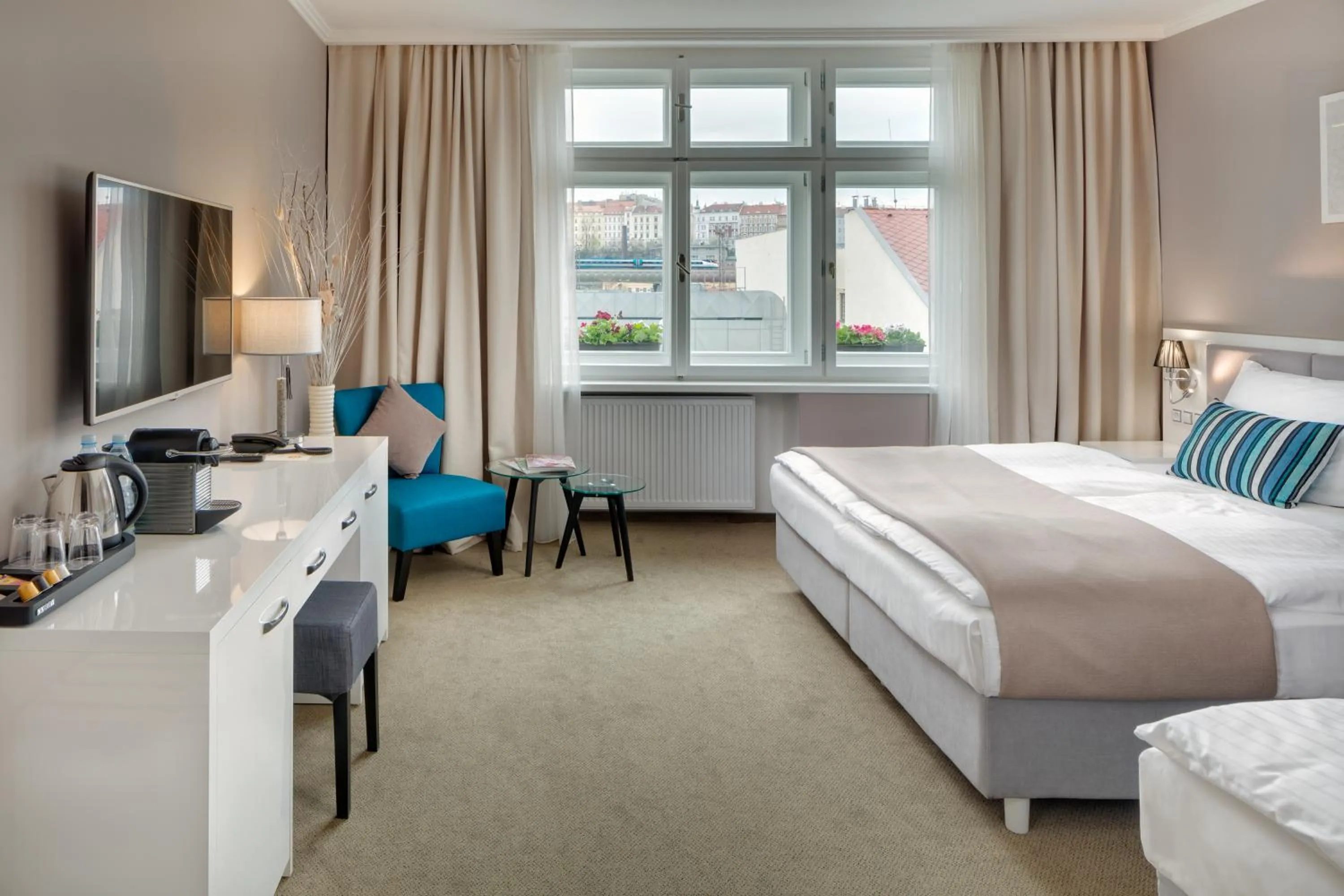 Photo of the whole room, Bed in Hotel Florenc