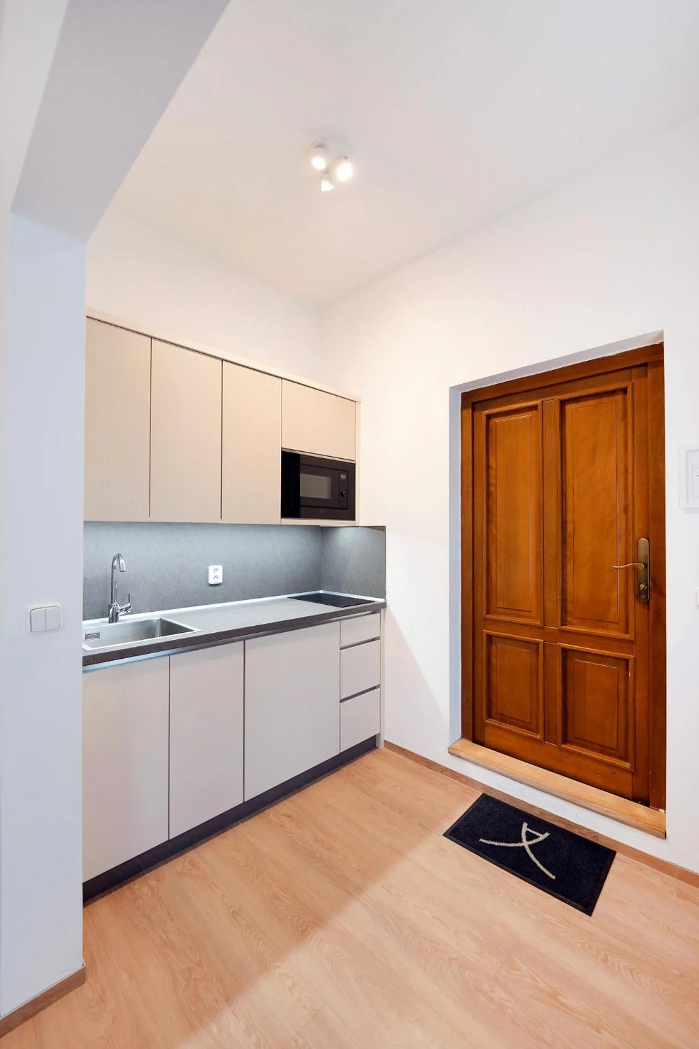 Kitchen or kitchenette in Anděl Apartments Praha