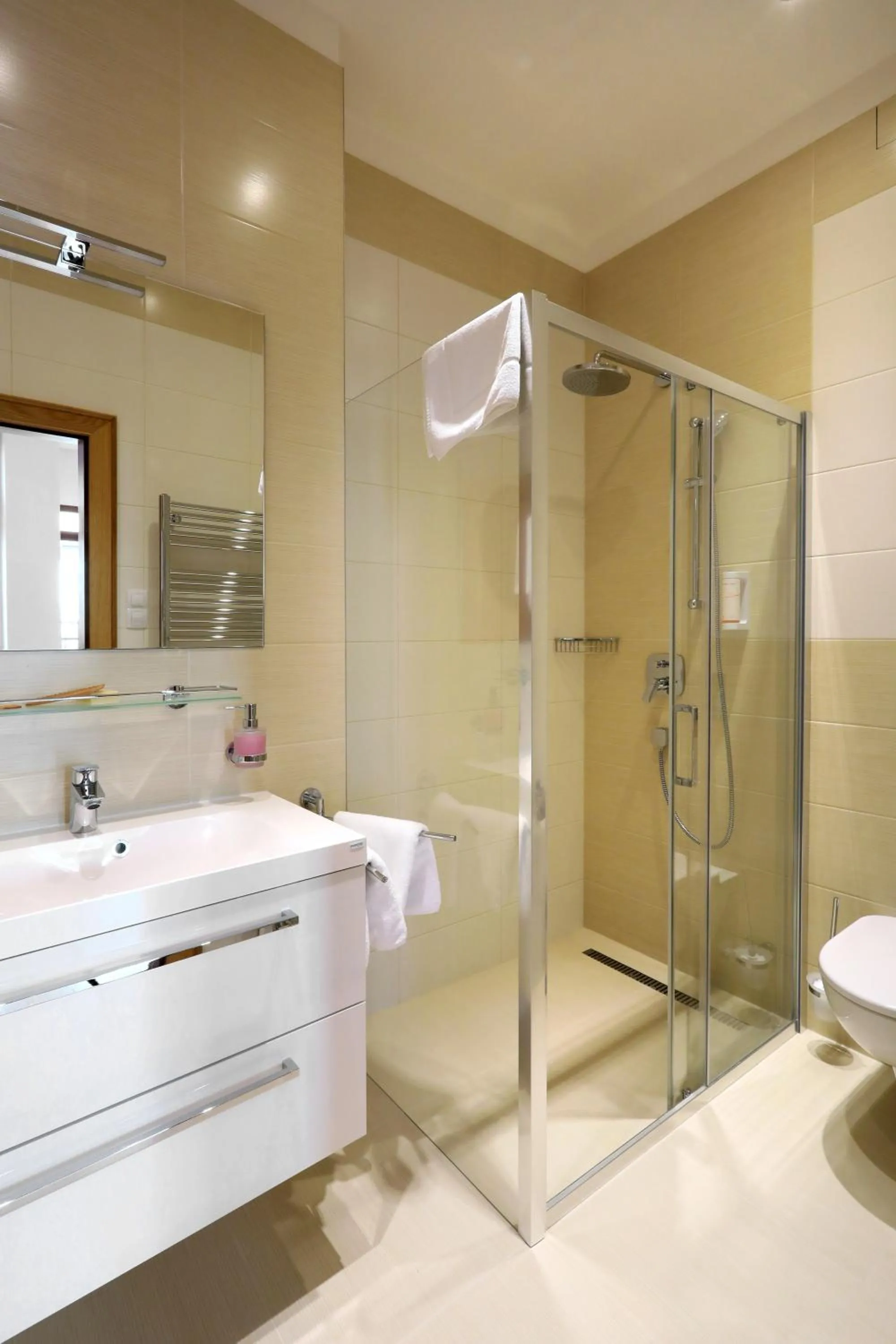 Shower in Anděl Apartments Praha