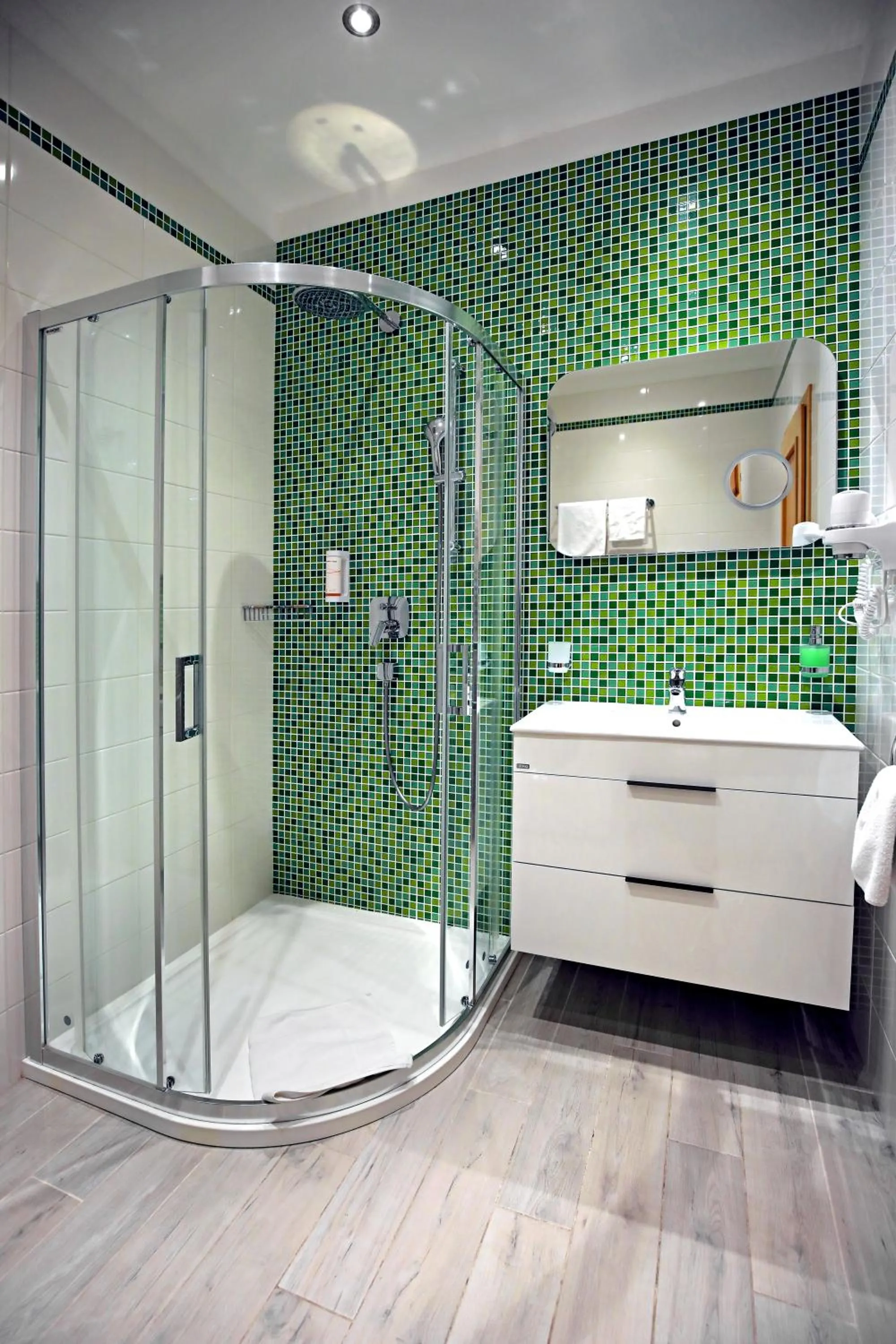 Shower in Anděl Apartments Praha