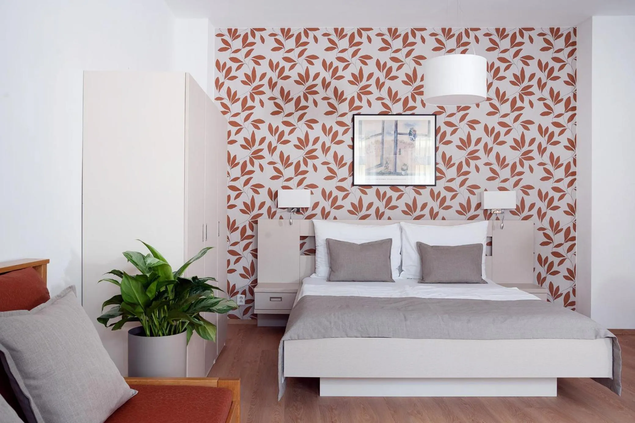 Bedroom, Bed in Anděl Apartments Praha