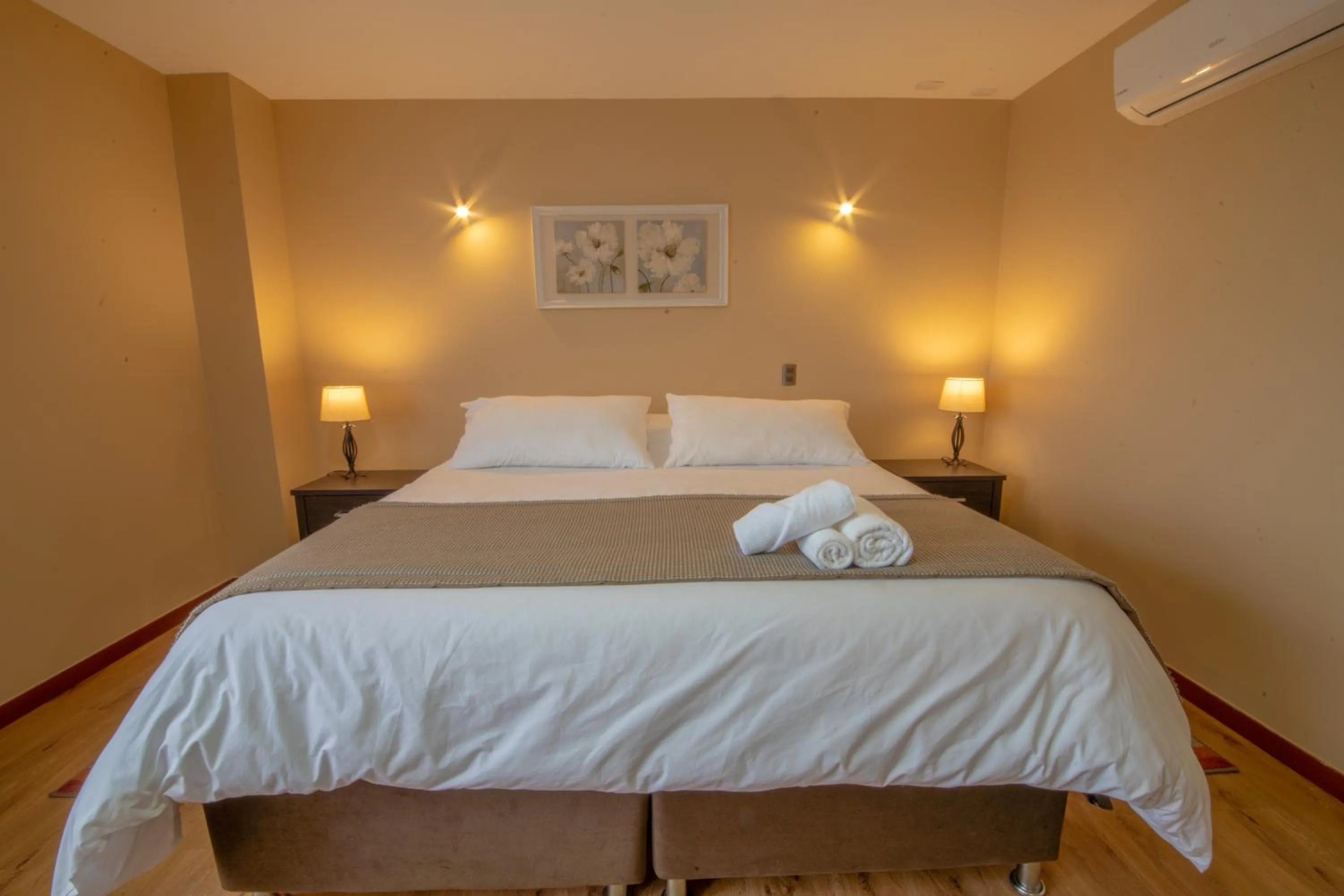 Bed in Gran Hotel Aysen