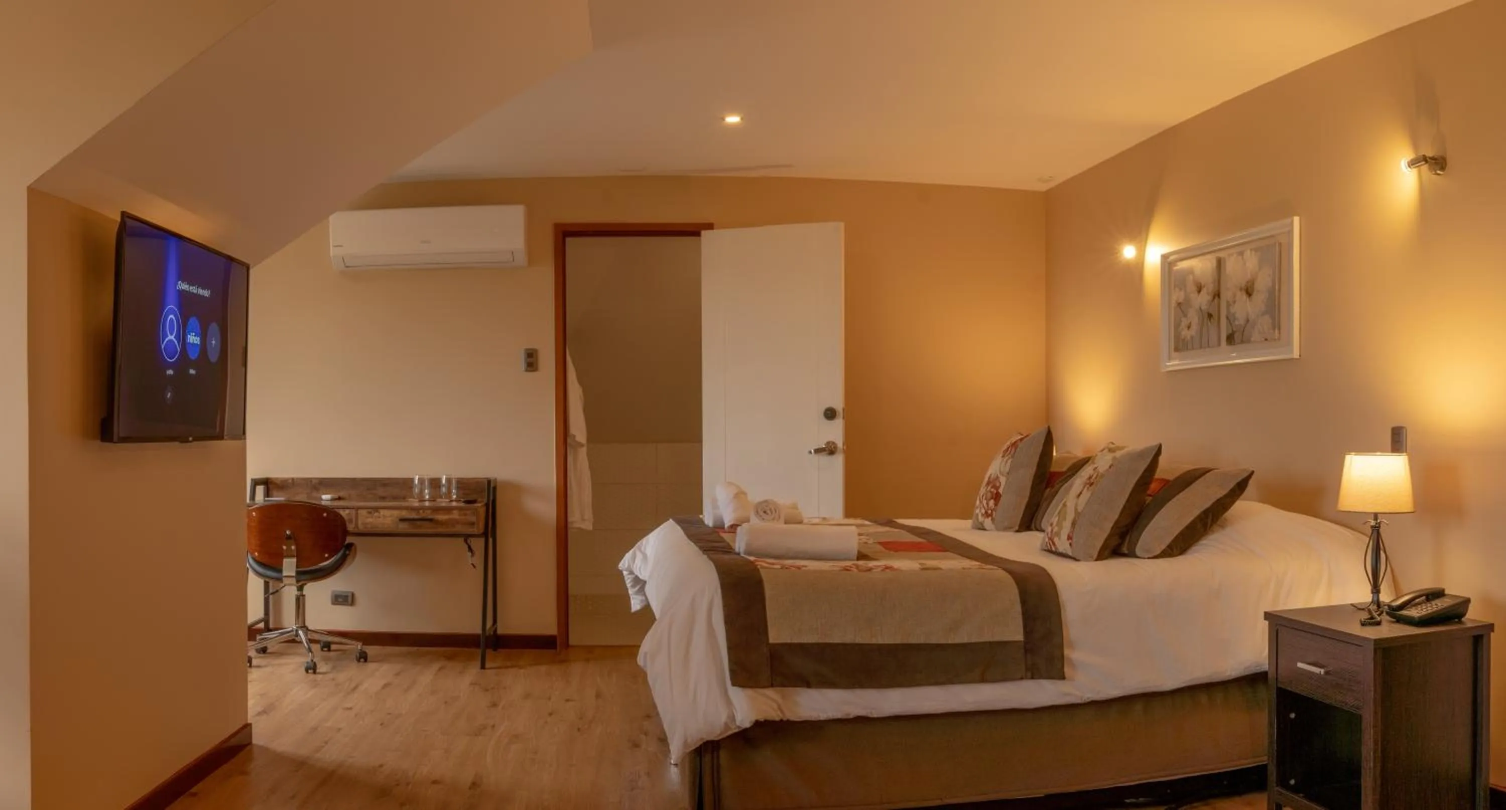 Bed in Gran Hotel Aysen