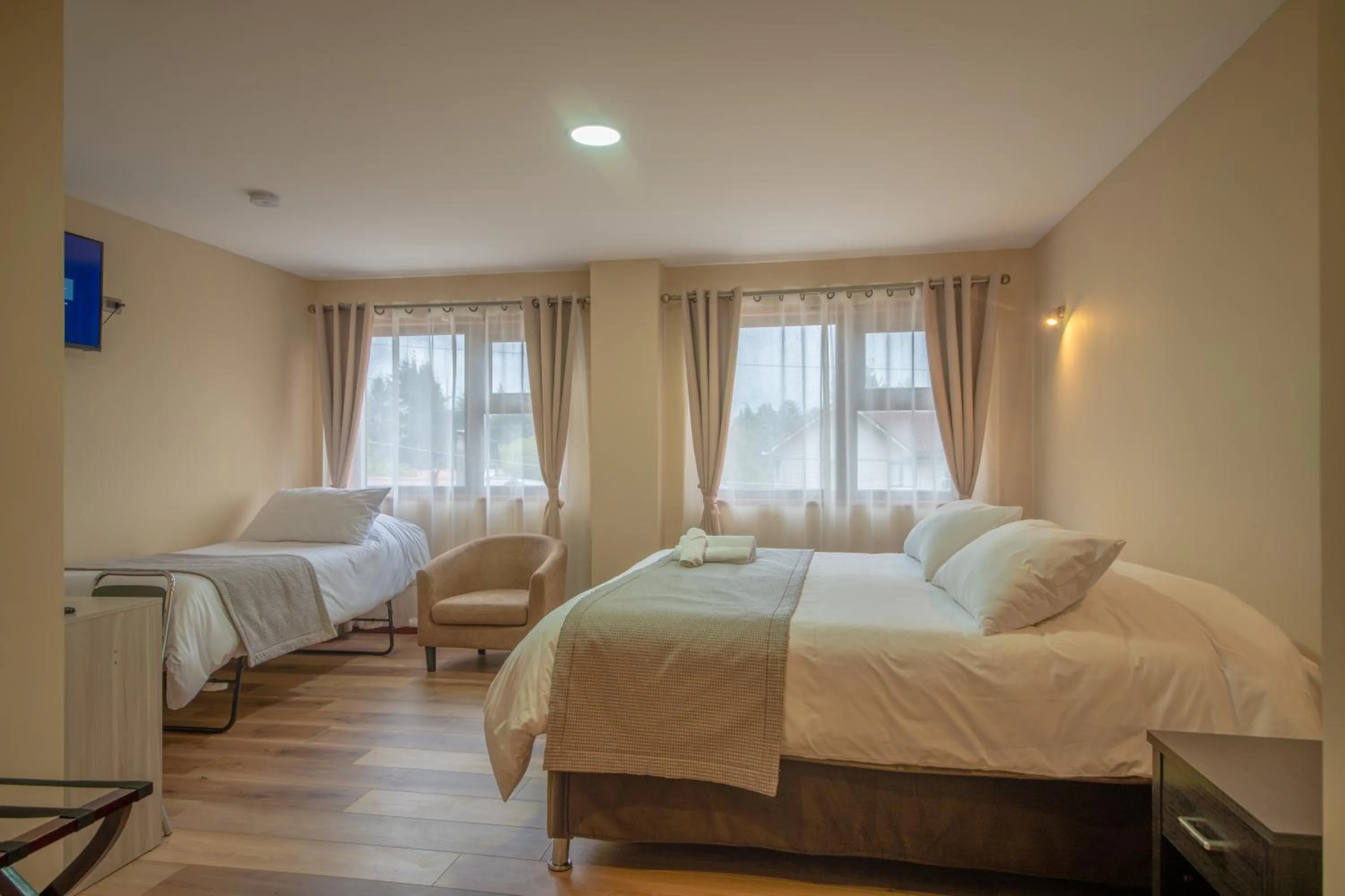 Bed in Gran Hotel Aysen