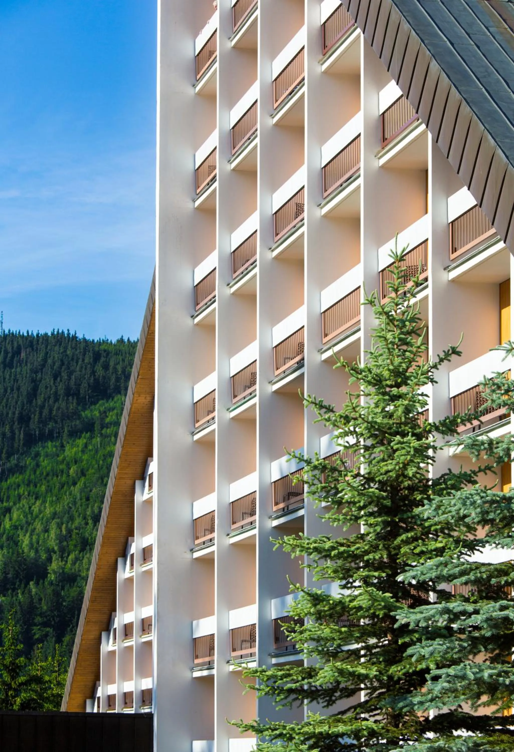 Facade/entrance in OREA Resort Sklář Harrachov