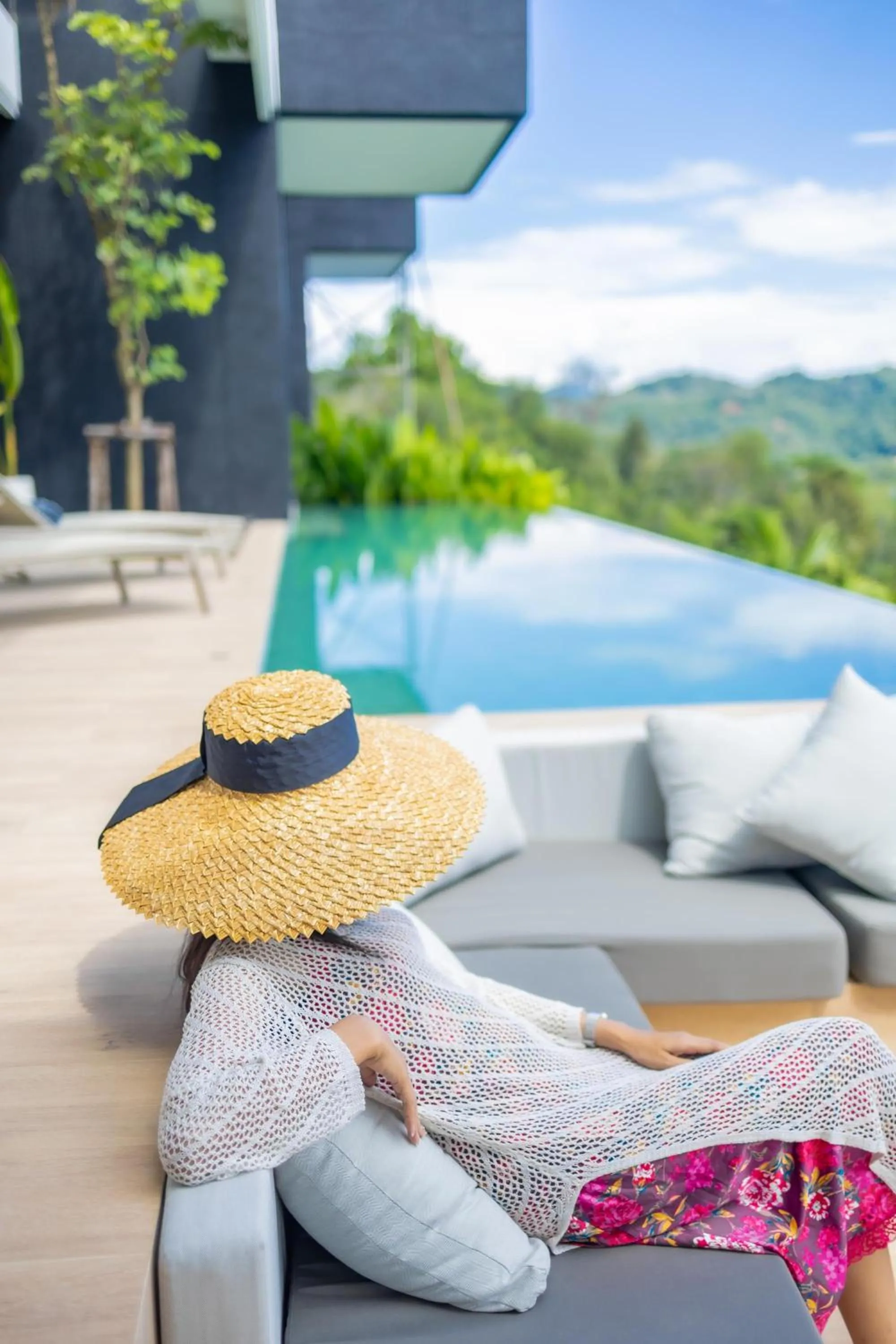 Pool view in AKRA Collection Layan - Hideaway Villas