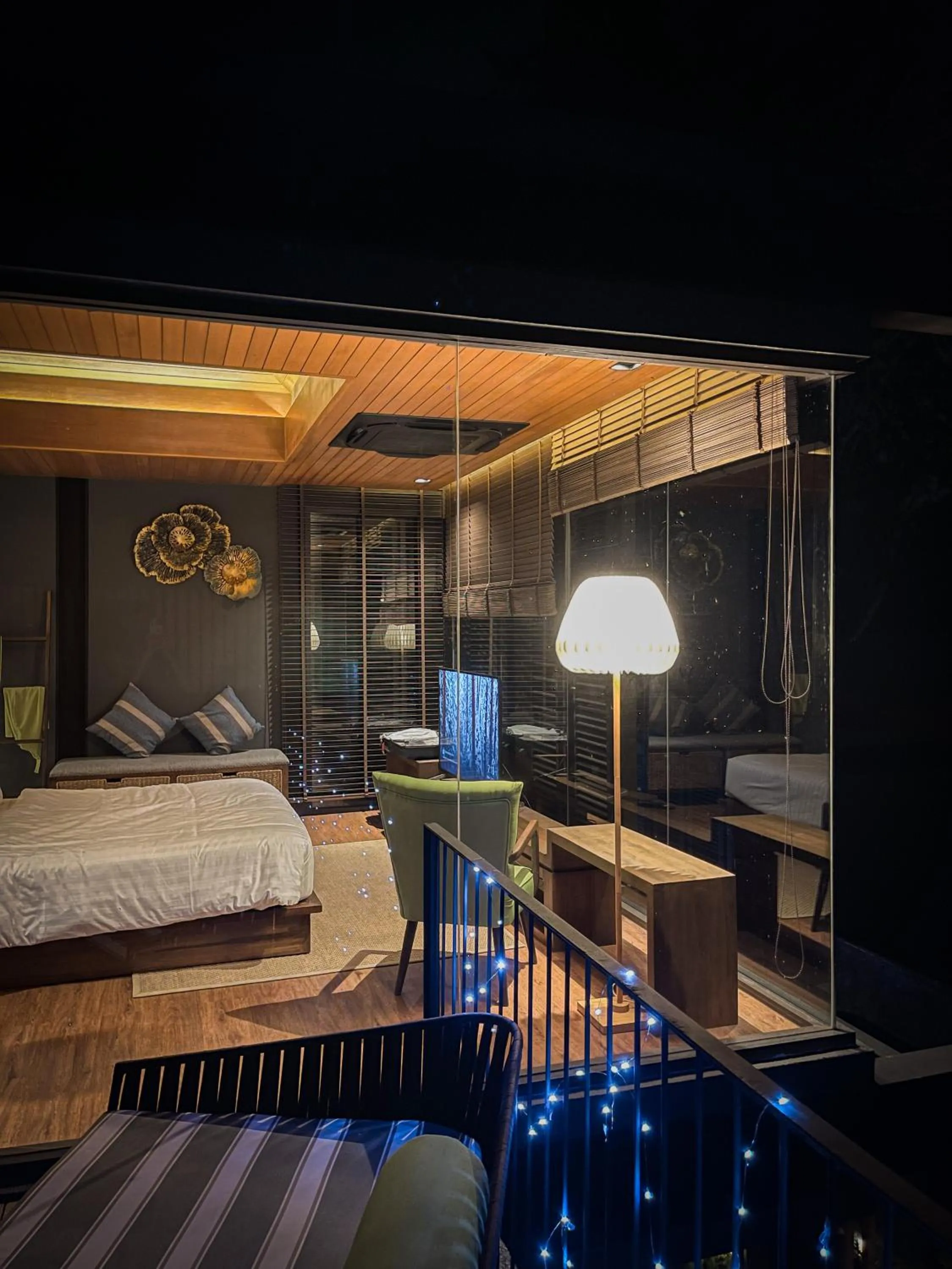 View (from property/room), Bed in AKRA Collection Layan - Hideaway Villas