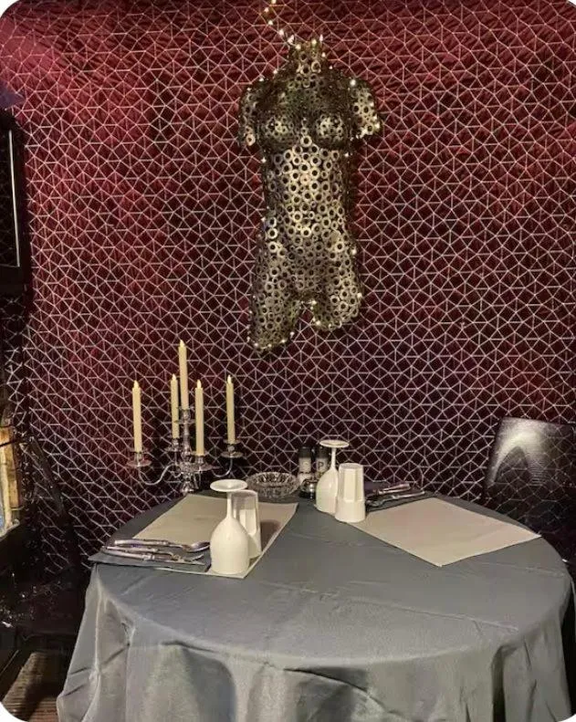 Dinner in Dépendance cosy climatisée jacuzzi diner aux chandelles