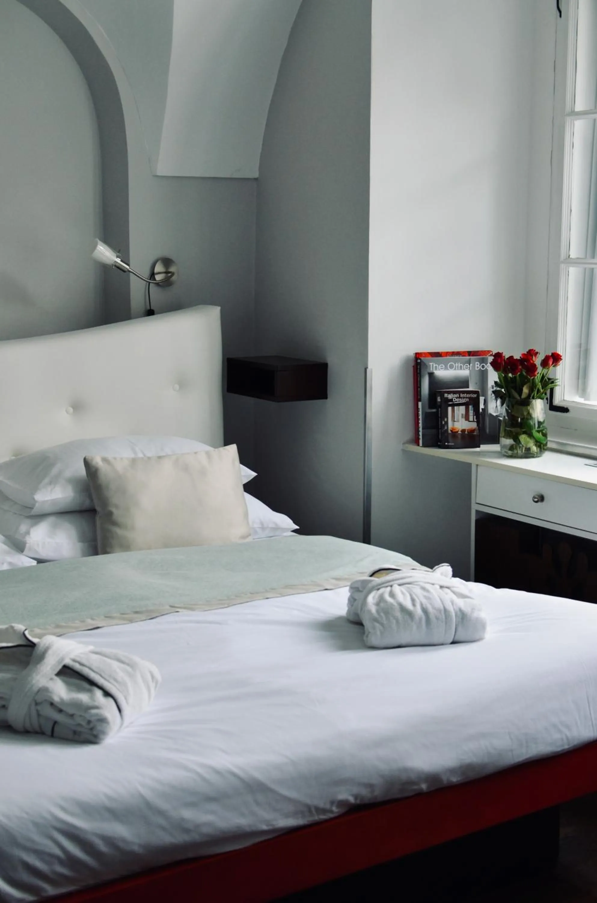 Bed in Design Hotel Neruda