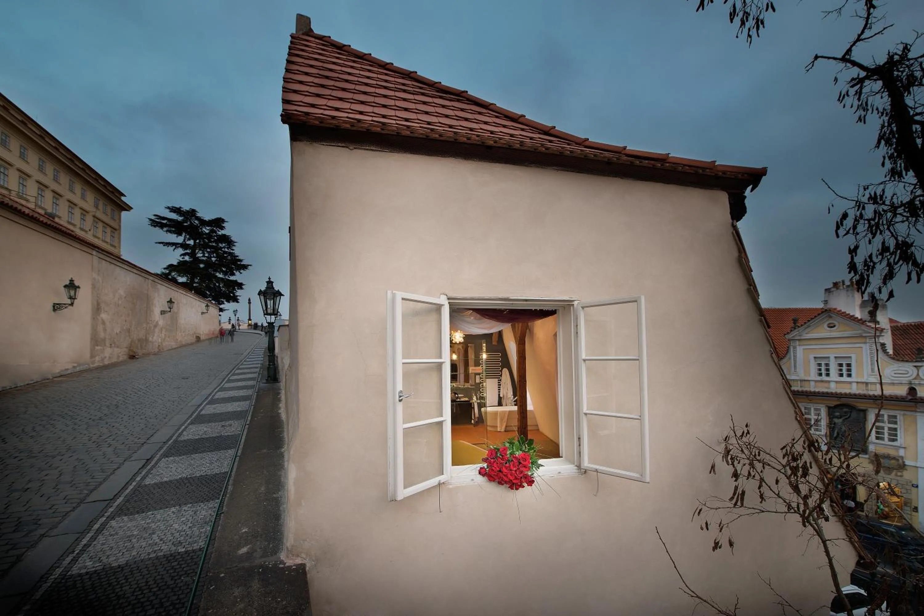 Property building in Design Hotel Neruda